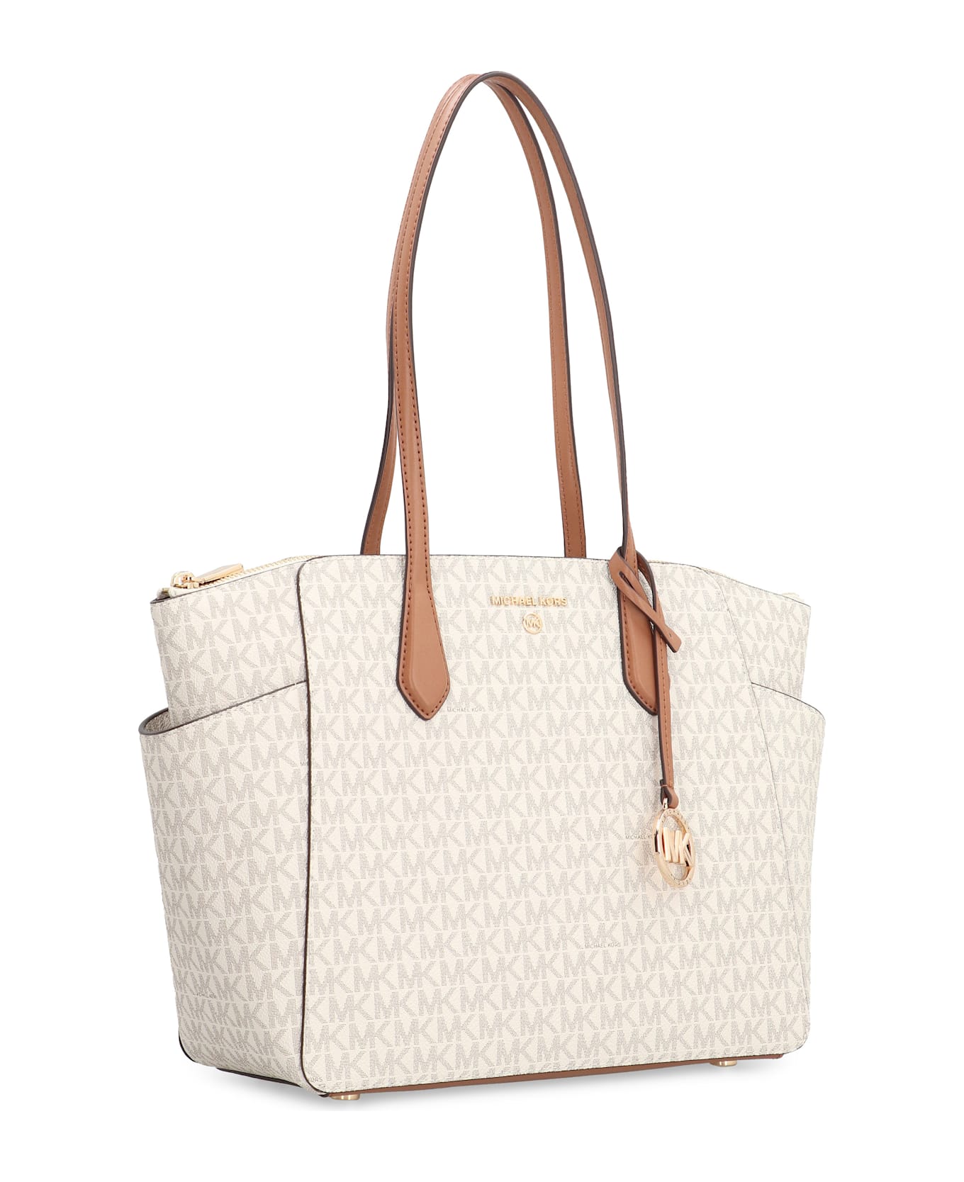 Michael Kors Marilyn Medium Tote Bag With Logo - Brown