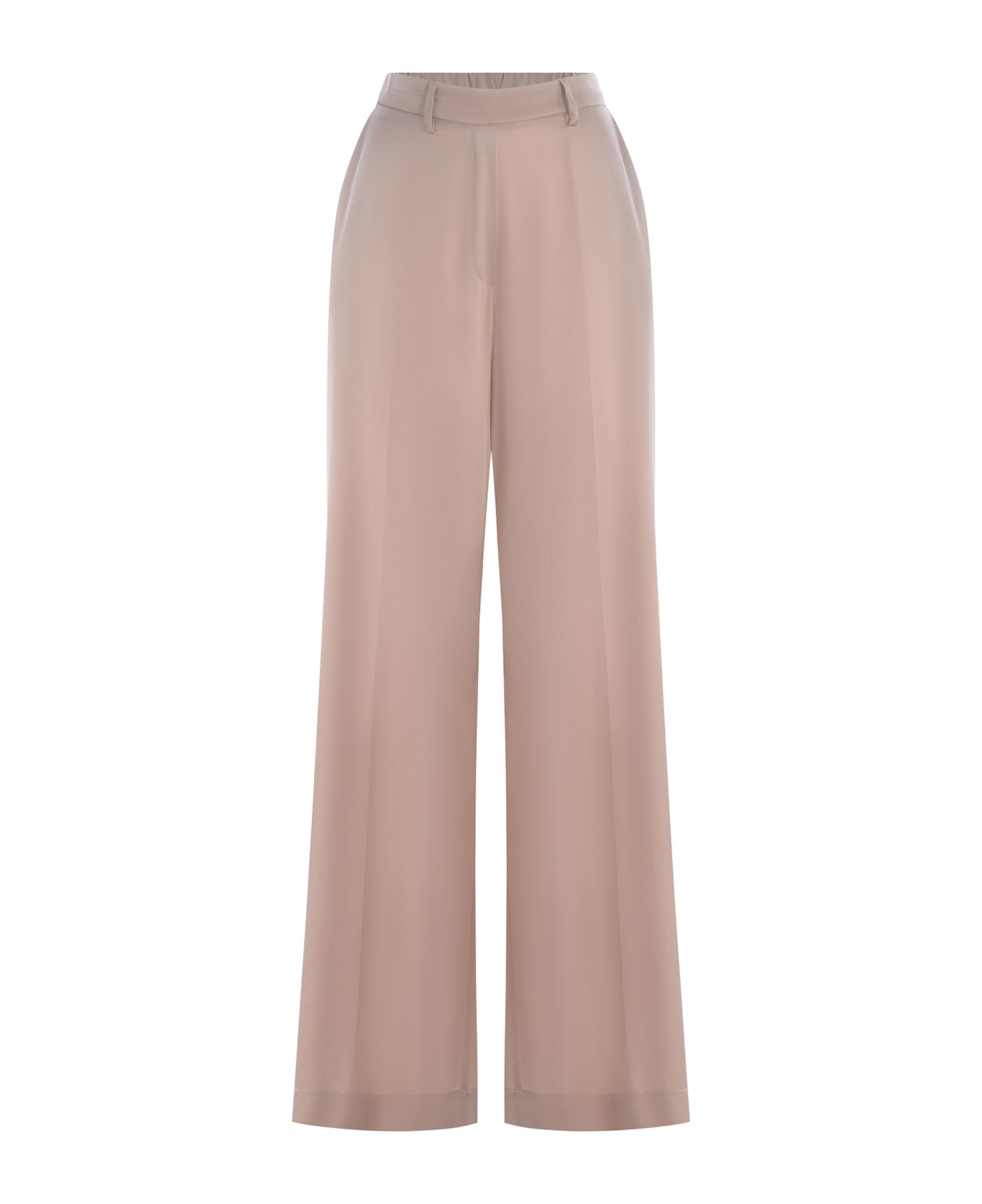Forte_Forte Trousers Forte Forte Made Of Silk Satin - Rosa