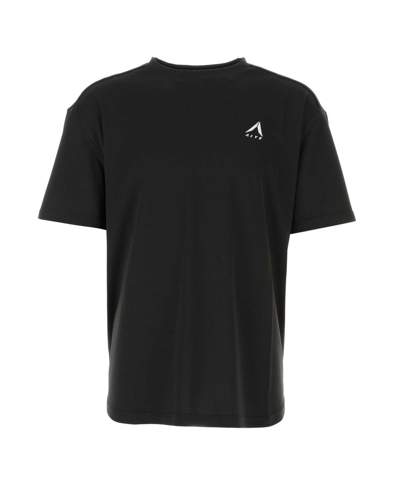 1017 ALYX 9SM Black Mesh T-shirt - BLACK