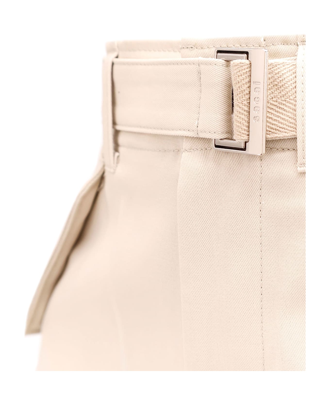 Sacai Bermuda Shorts - Beige