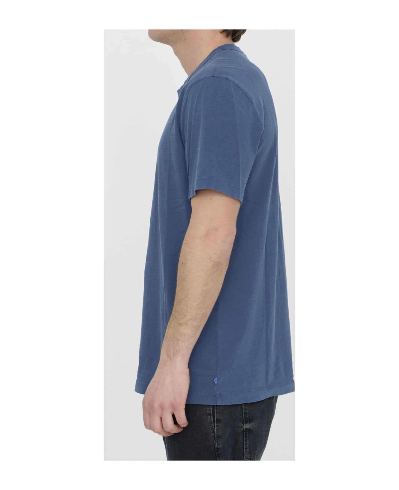 James Perse Cotton T-shirt - LIGHT BLUE シャツ