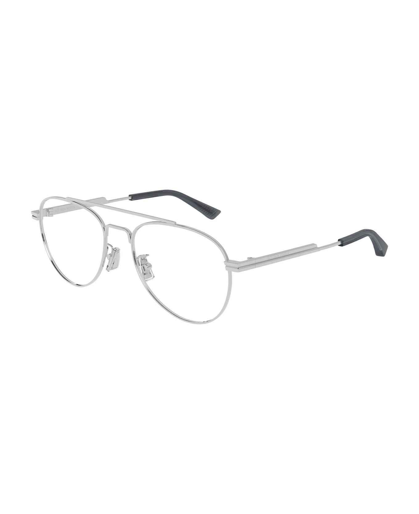 Bottega Veneta Eyewear Bv1340ok-002 - Silver Rx / Asian Fit Glasses - Silver