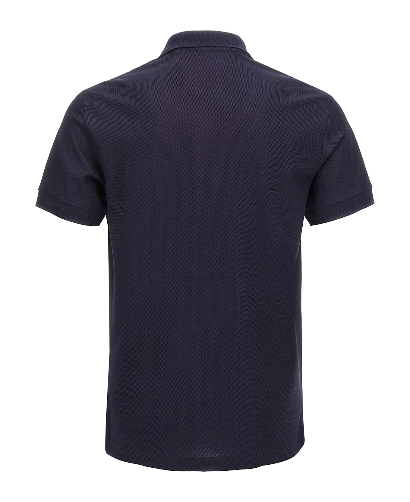 Burberry Logo Embroidery Polo Shirt - Blue