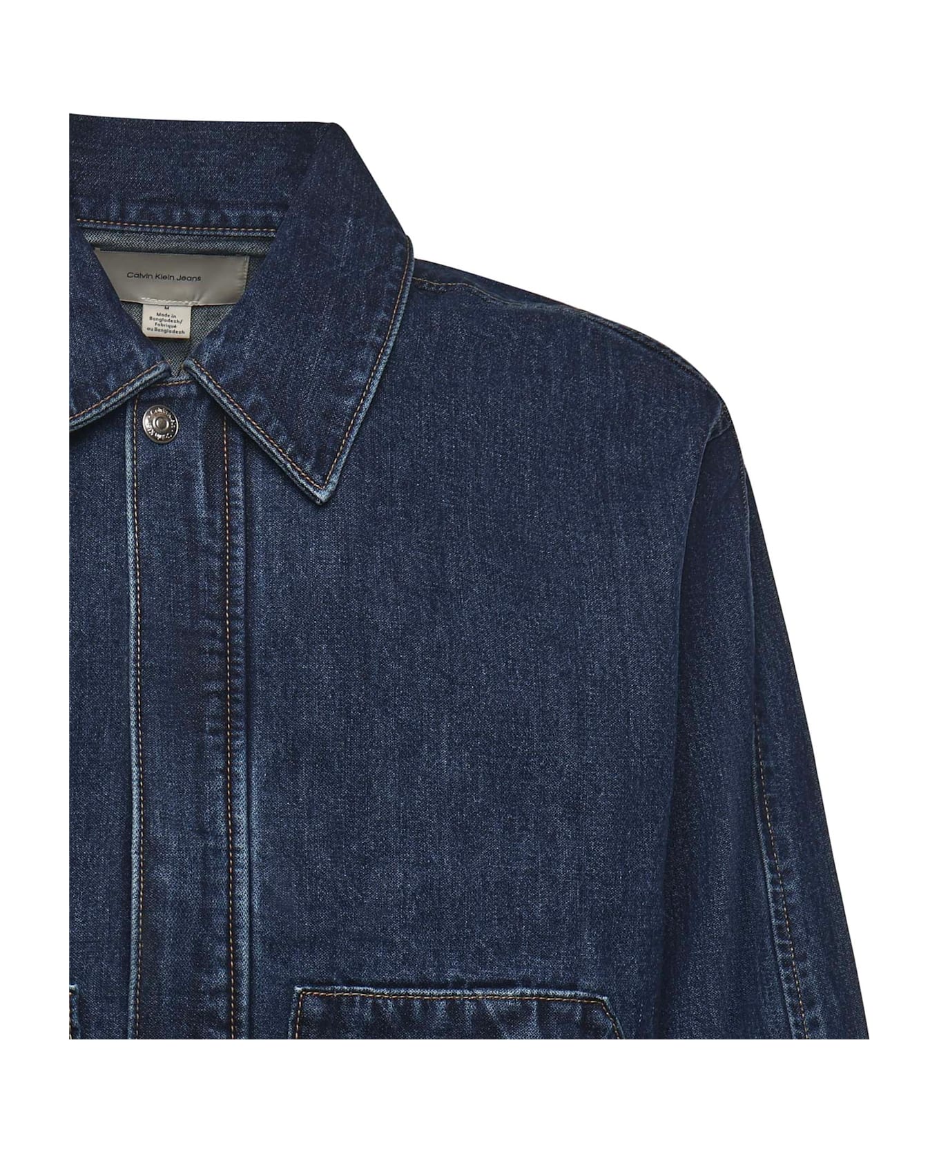 Calvin Klein Denim Jacket - INDIGO GRAVEL