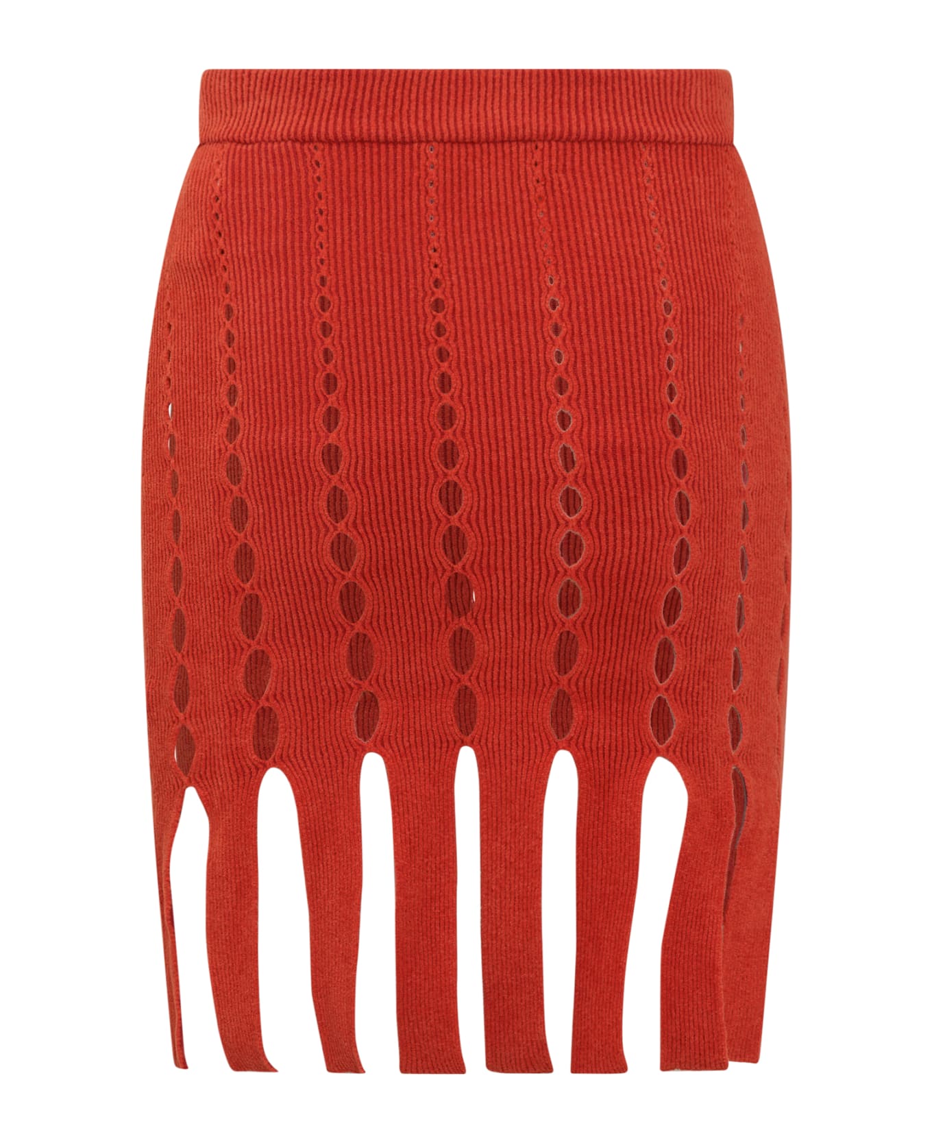 AMBUSH Cut Out Knitted Skirt - VALIANT POPPY スカート
