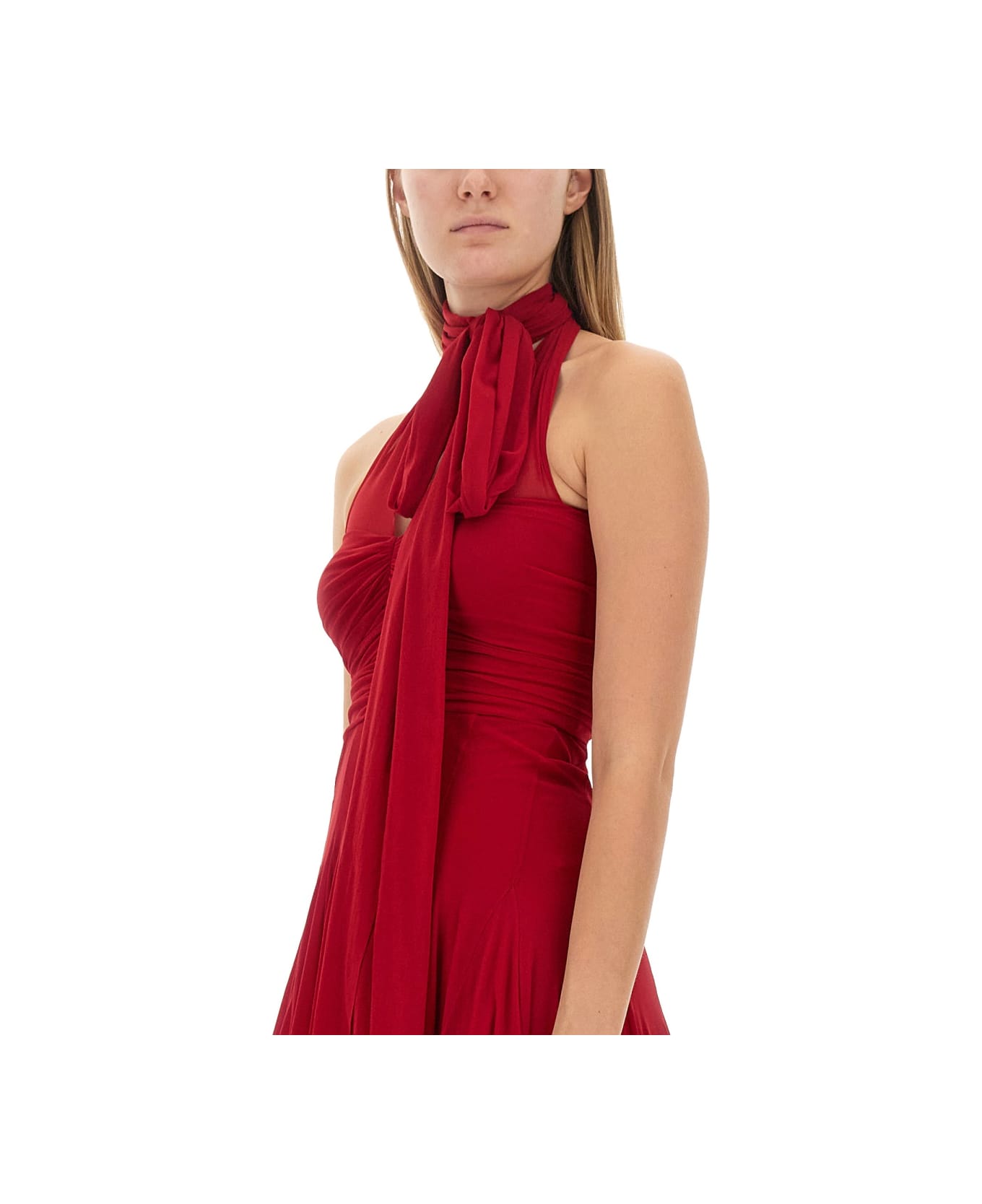 Philosophy di Lorenzo Serafini Tulle Dress - RED
