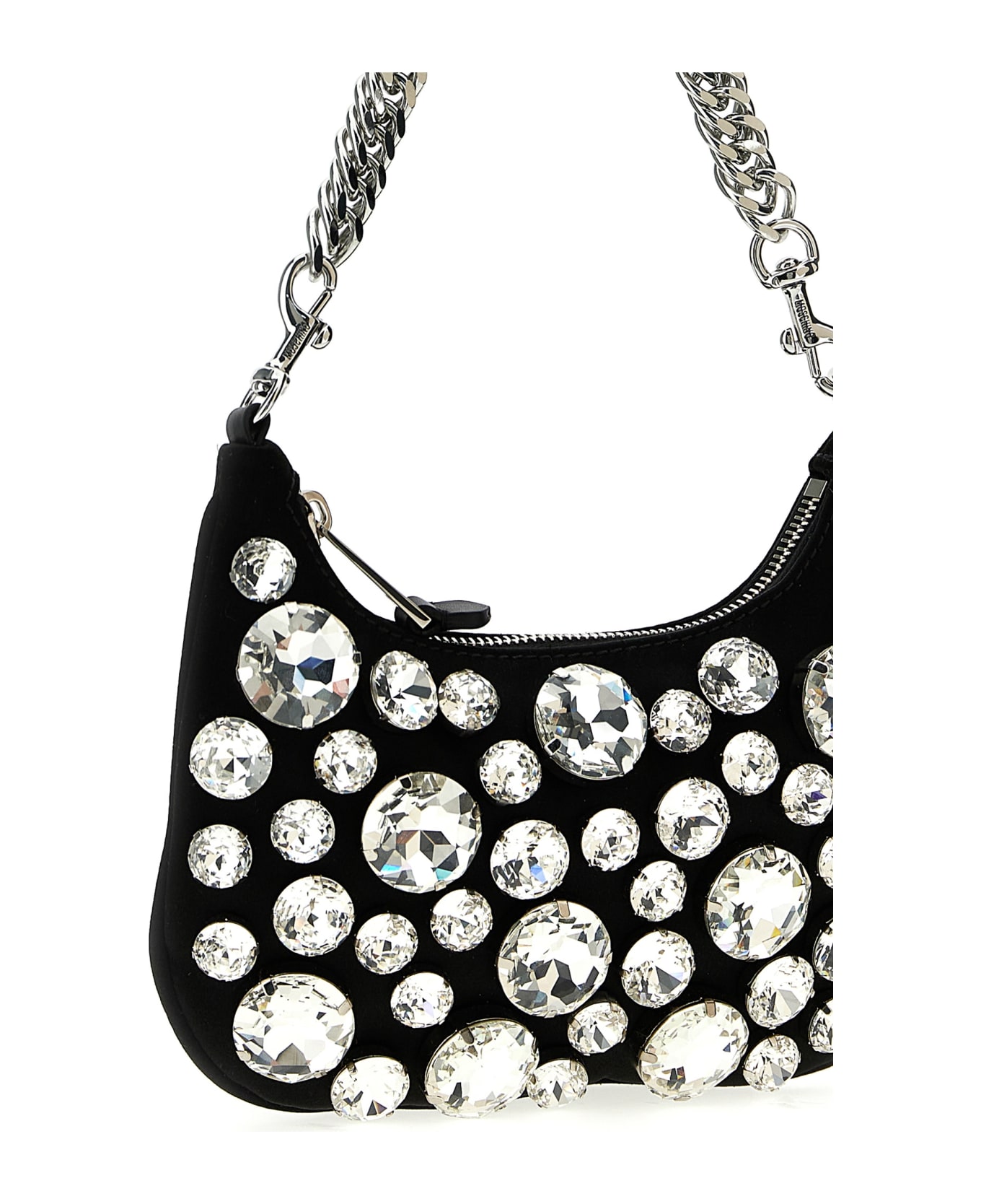 Moschino Jewel Stones Handbag - Black  
