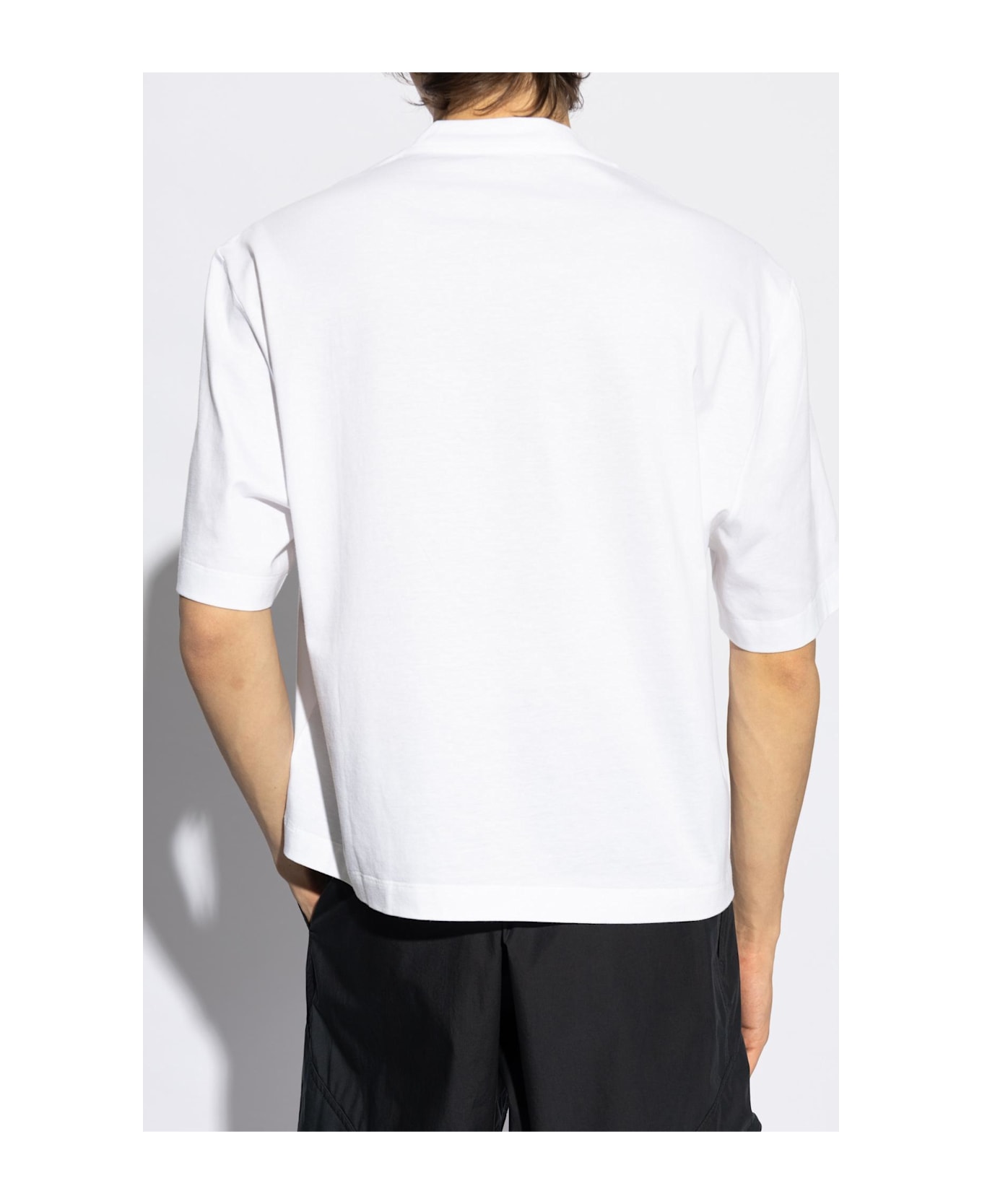 Versace T-shirt With Colorful Print - White + Print