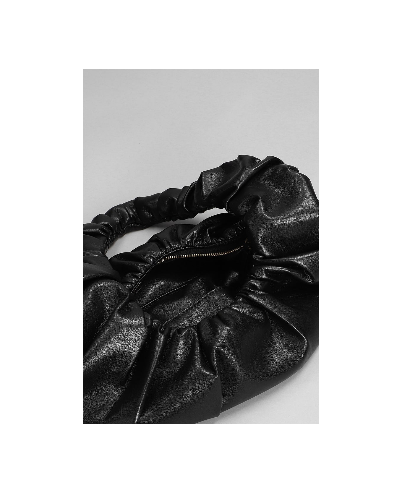 Nanushka Anja Hand Bag In Black Synthetic Leather - Black トートバッグ