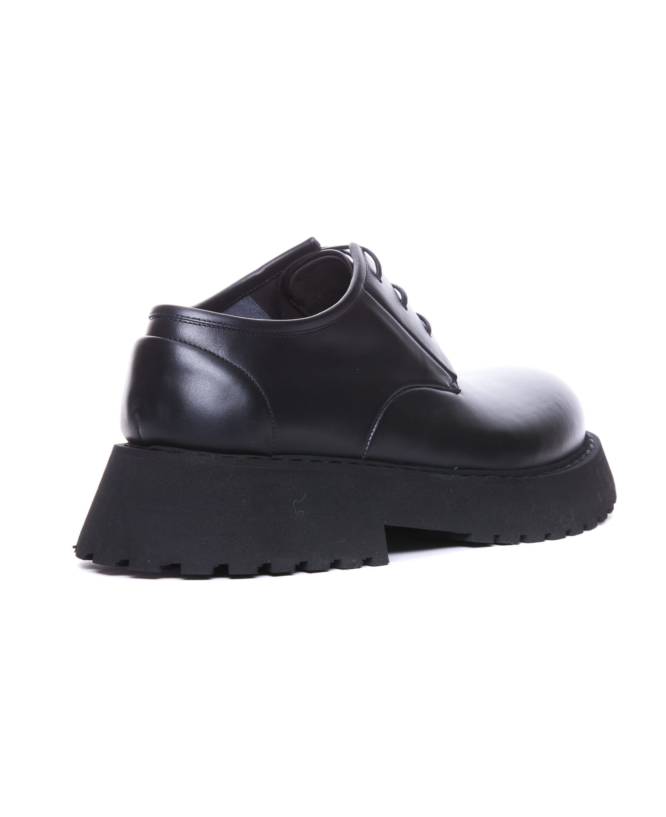 Marsell Micarro Derby Laced Up Shoes - Black ローファー＆デッキシューズ