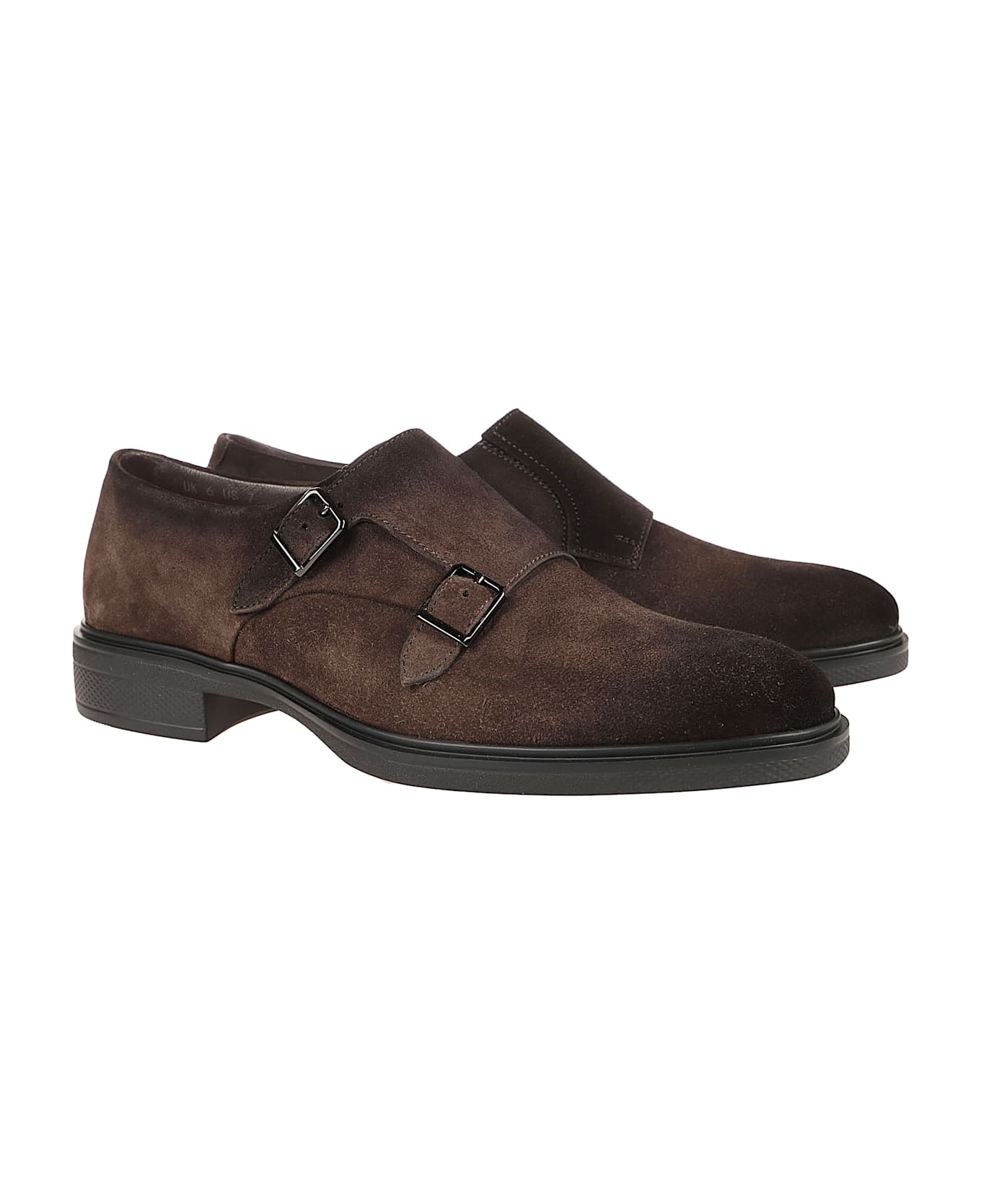 Santoni Easy Monk-strap Loafers - Dark Brown