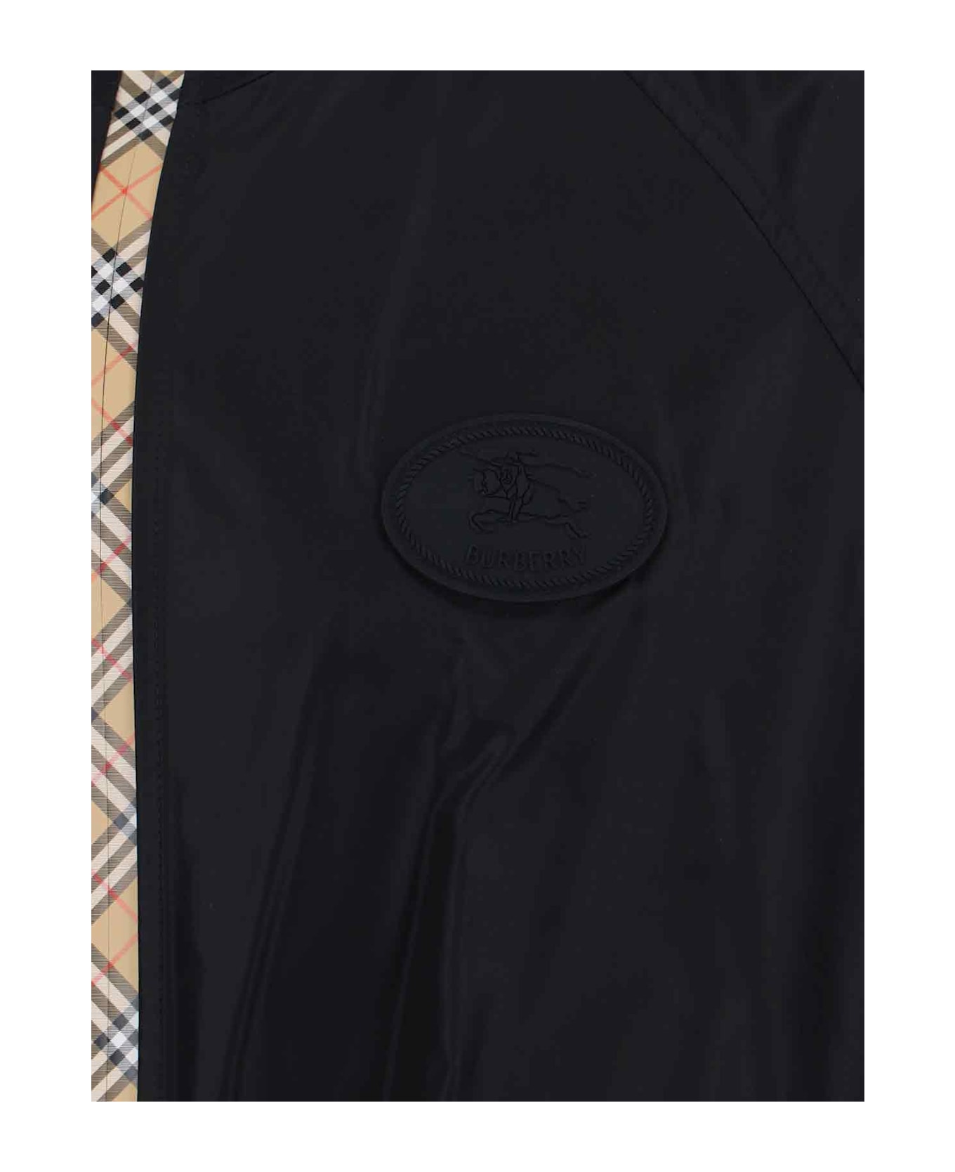 Burberry 'check' Jacket - Black  