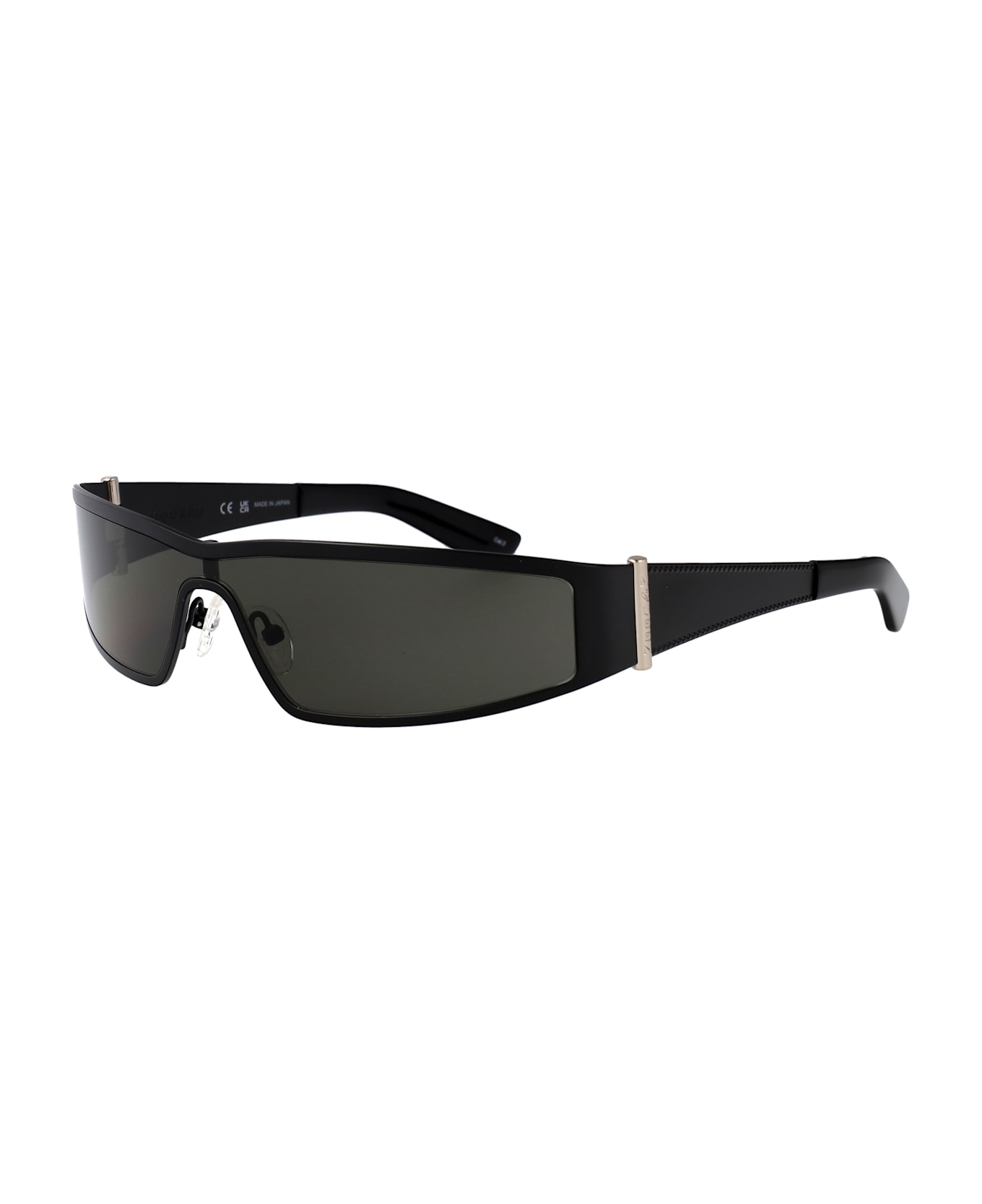 Alexander McQueen Eyewear Am0491s Sunglasses - BLACK-BLACK-GREY