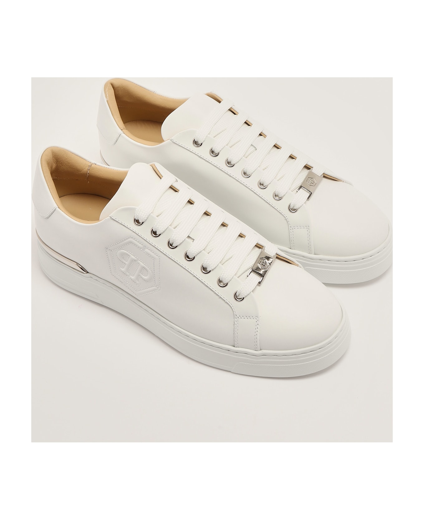 Philipp Plein Hexagon Lo-top Sneaker - BIANCO