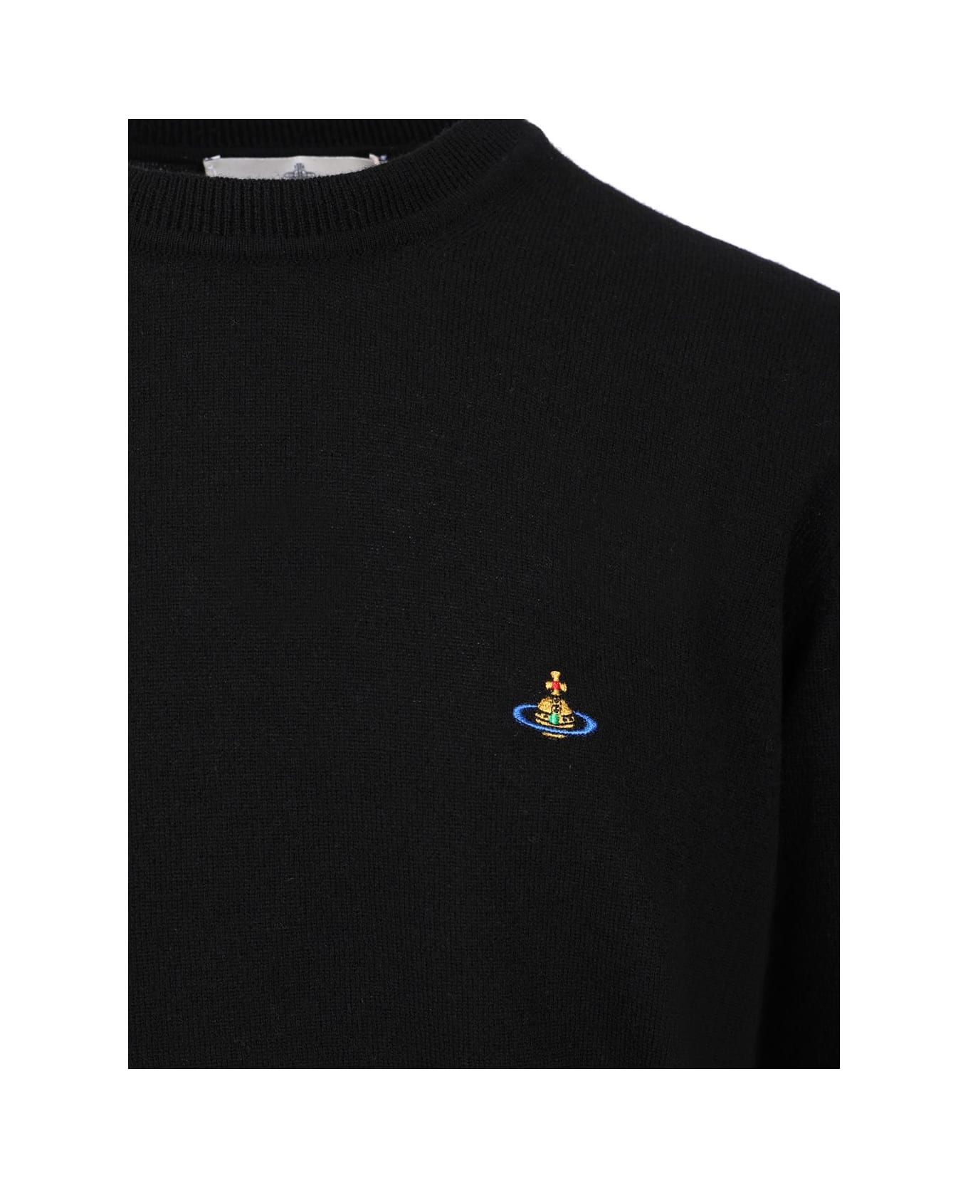 Vivienne Westwood 'alex' Crewneck Sweater - BLACK