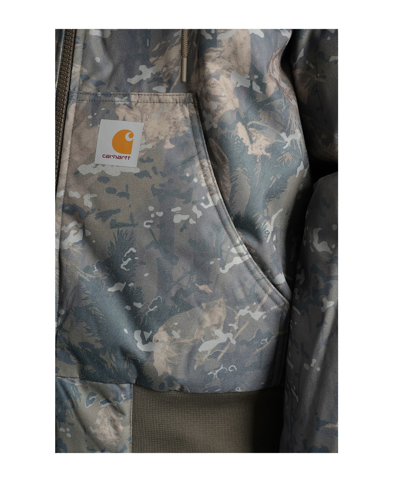 Carhartt Og Active Cold Jkt Casual Jacket In Camouflage Polyester - camouflage