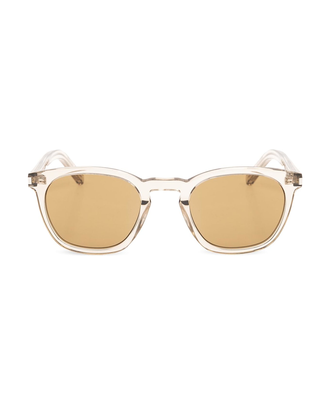 Saint Laurent Eyewear 'sl 28' Sunglasses - Beige marrone