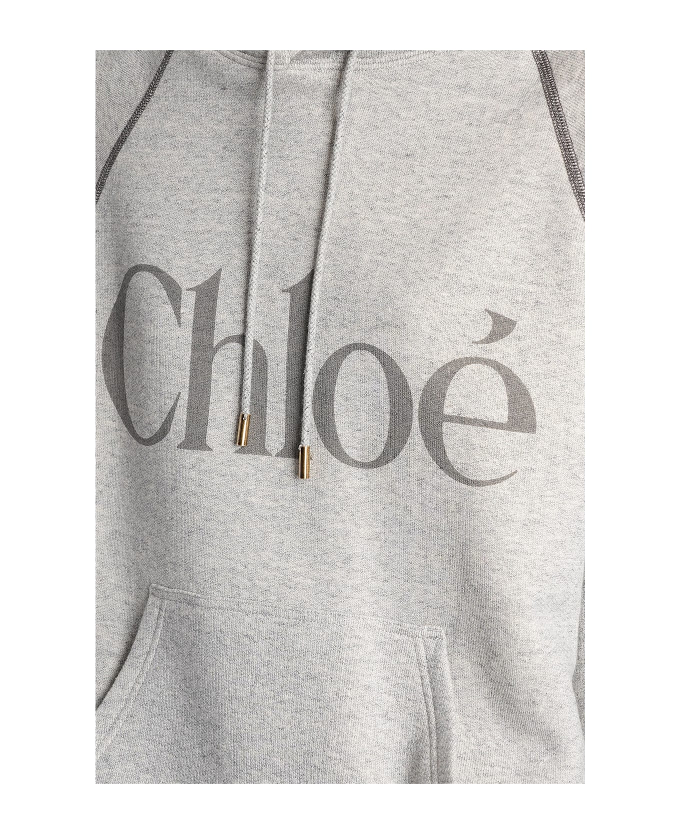 Chloé Knitwear In Grey Cotton - grey