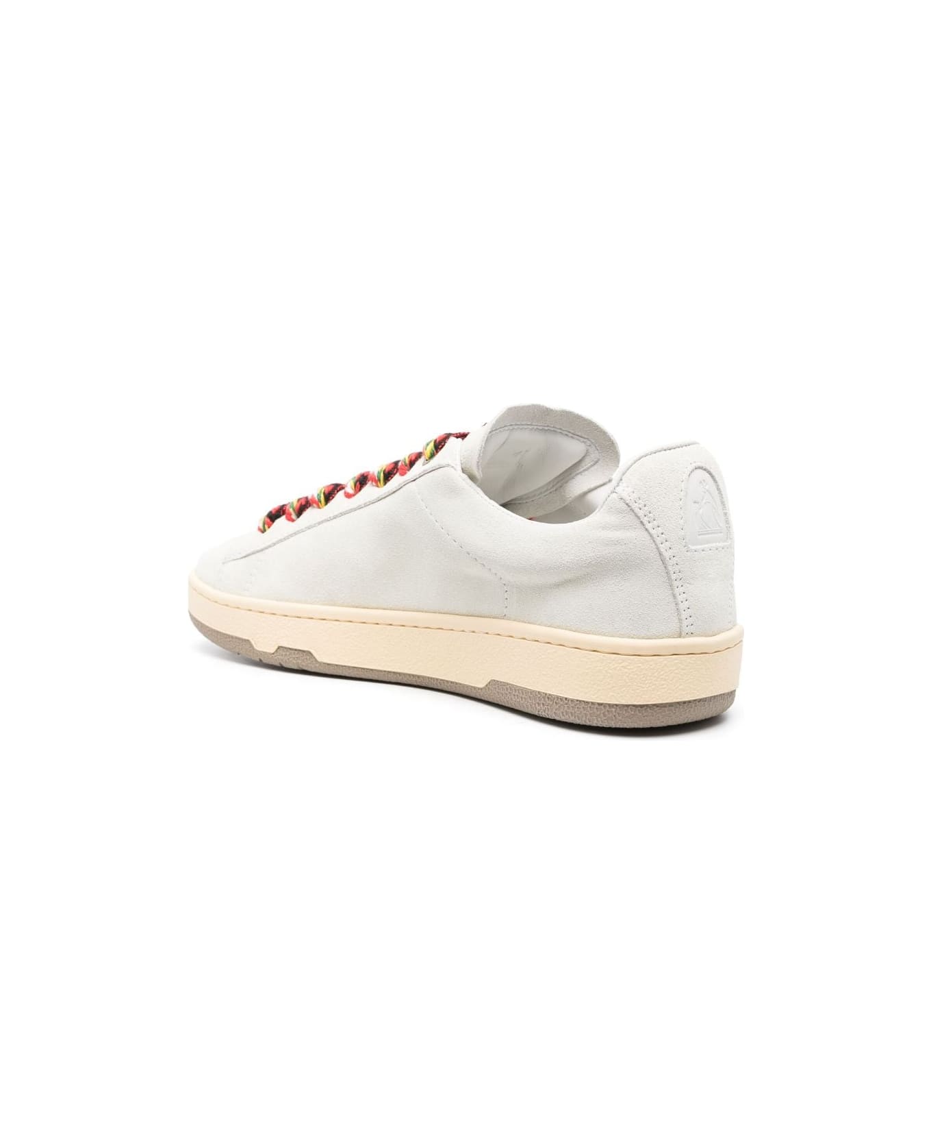Lanvin Lite Curb Low Top Sneakers - White