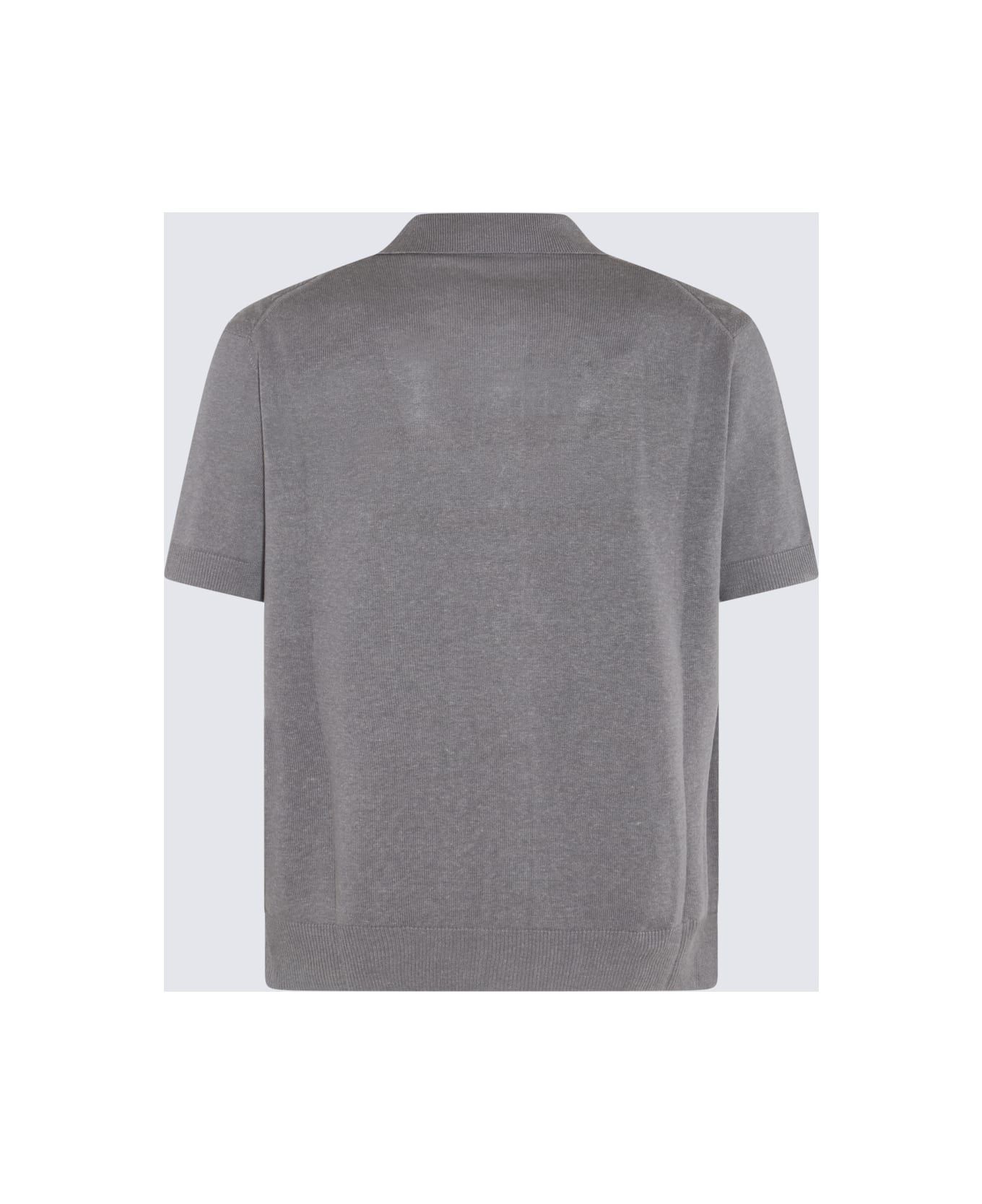 Piacenza Cashmere Grey Silk-linen Blend Cardigan - Grey ニットウェア