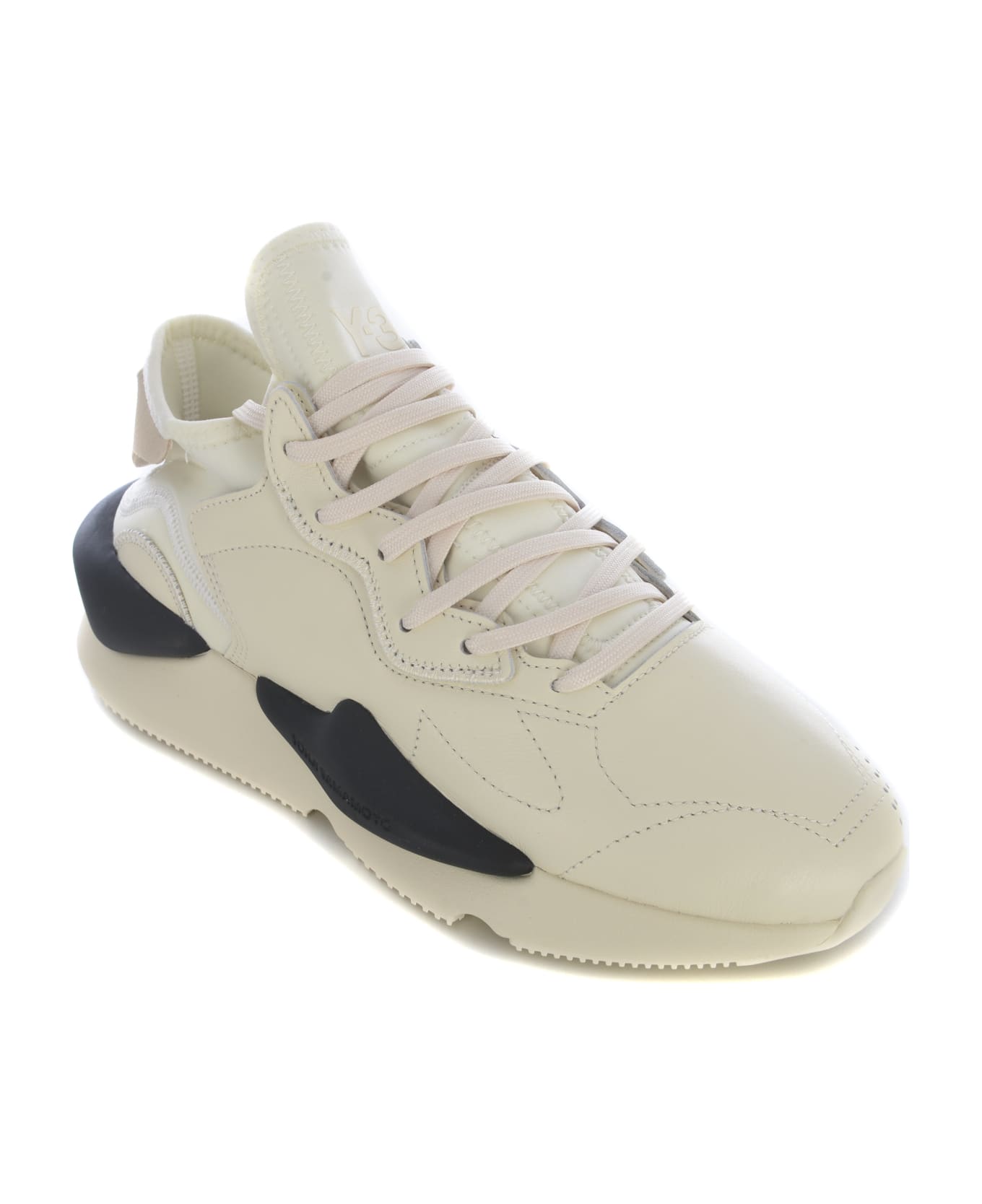 Y-3 Sneakers Y-3 "kaiwa" Made With Leather Upper - Crema