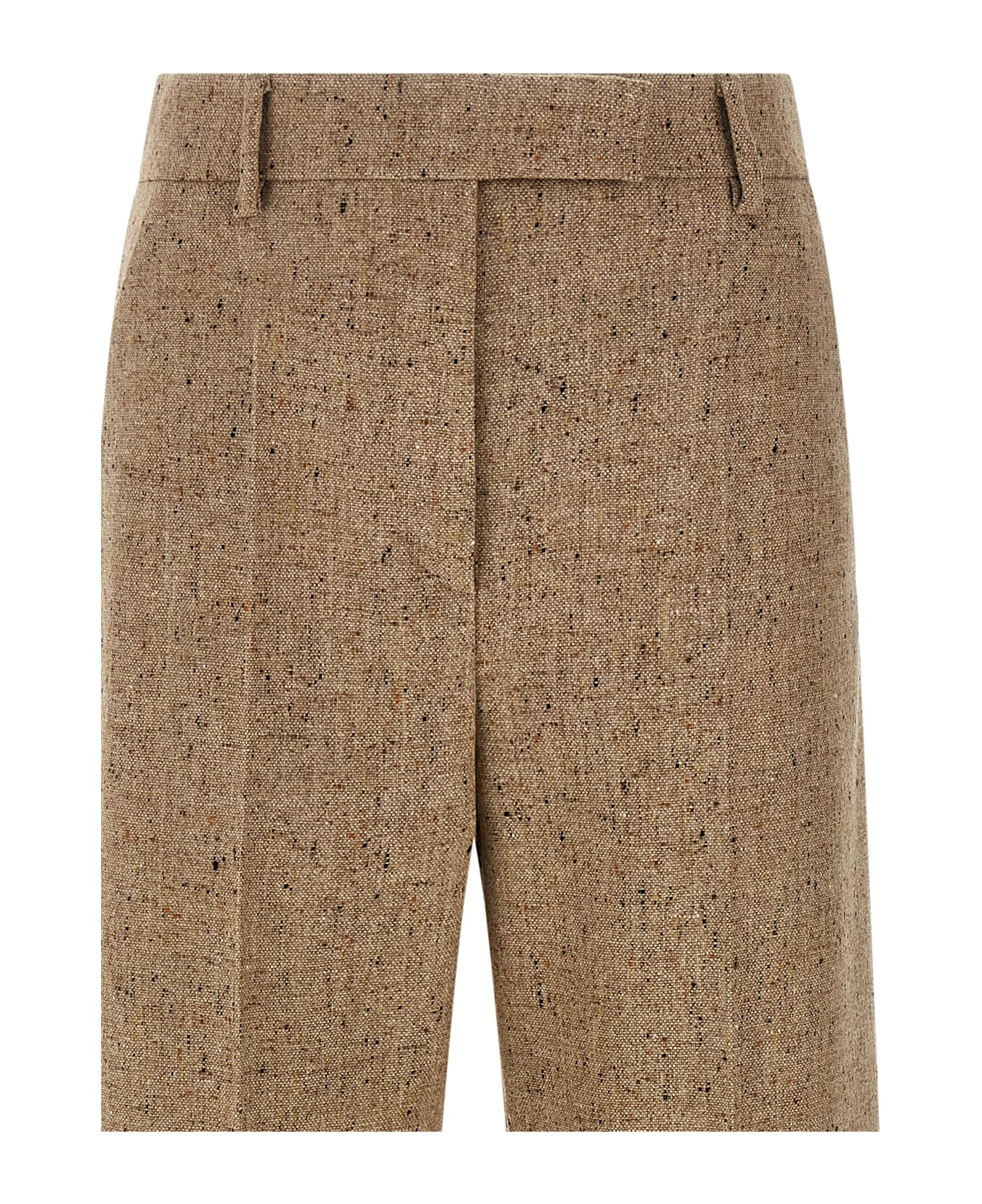 Valentino Garavani Pants With Natte
 Button - Beige