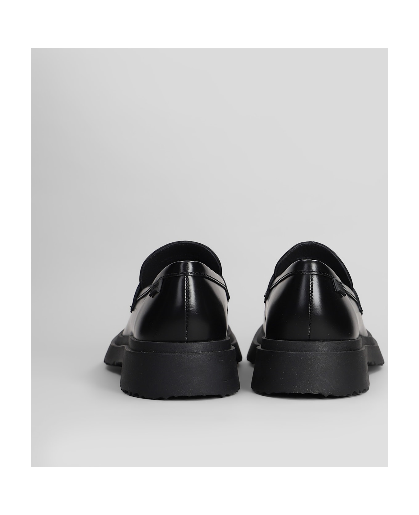 Camper Walden Loafers In Black Leather - WALDEN NEGRO