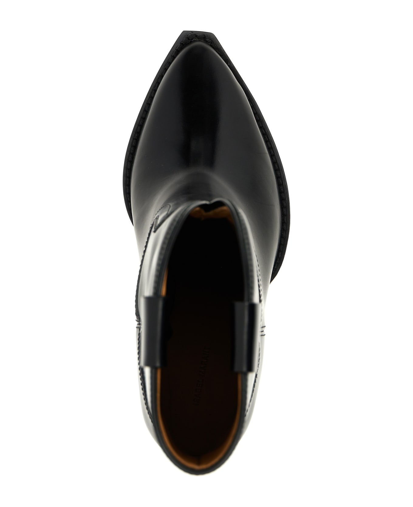 Isabel Marant Leyane Texan Ankle Boots - Black