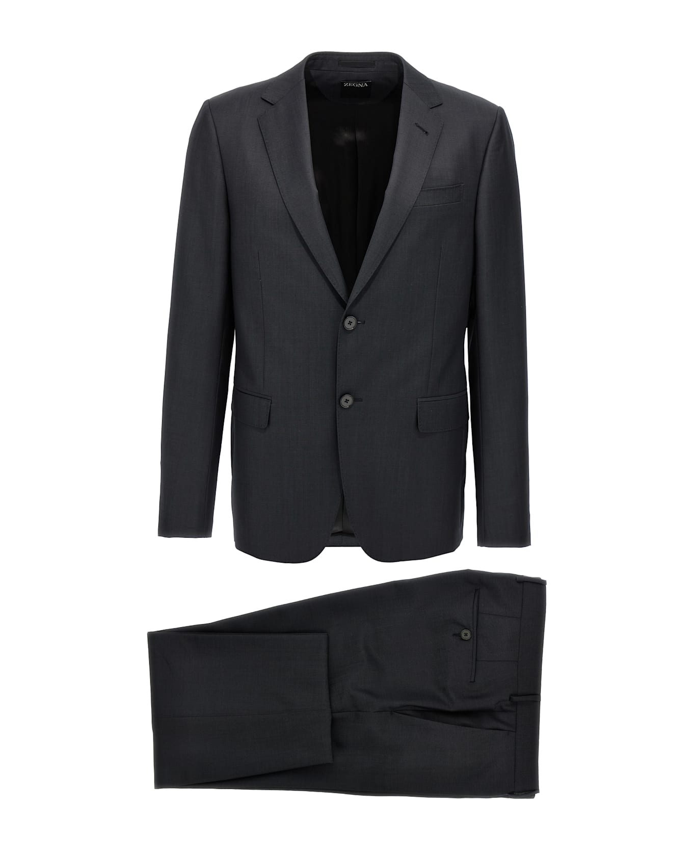 Zegna One-breasted Dress - Gray