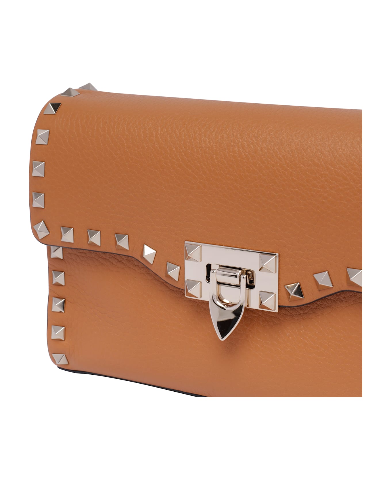 Valentino Garavani Small Rockstud Crossbody Bag - Almond Beige