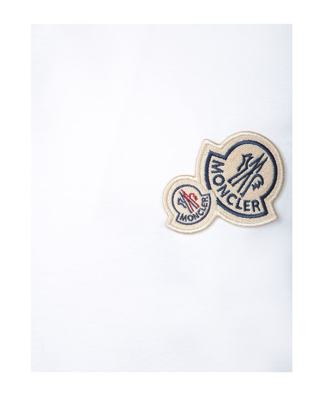 Moncler Logo White T-shirt - White