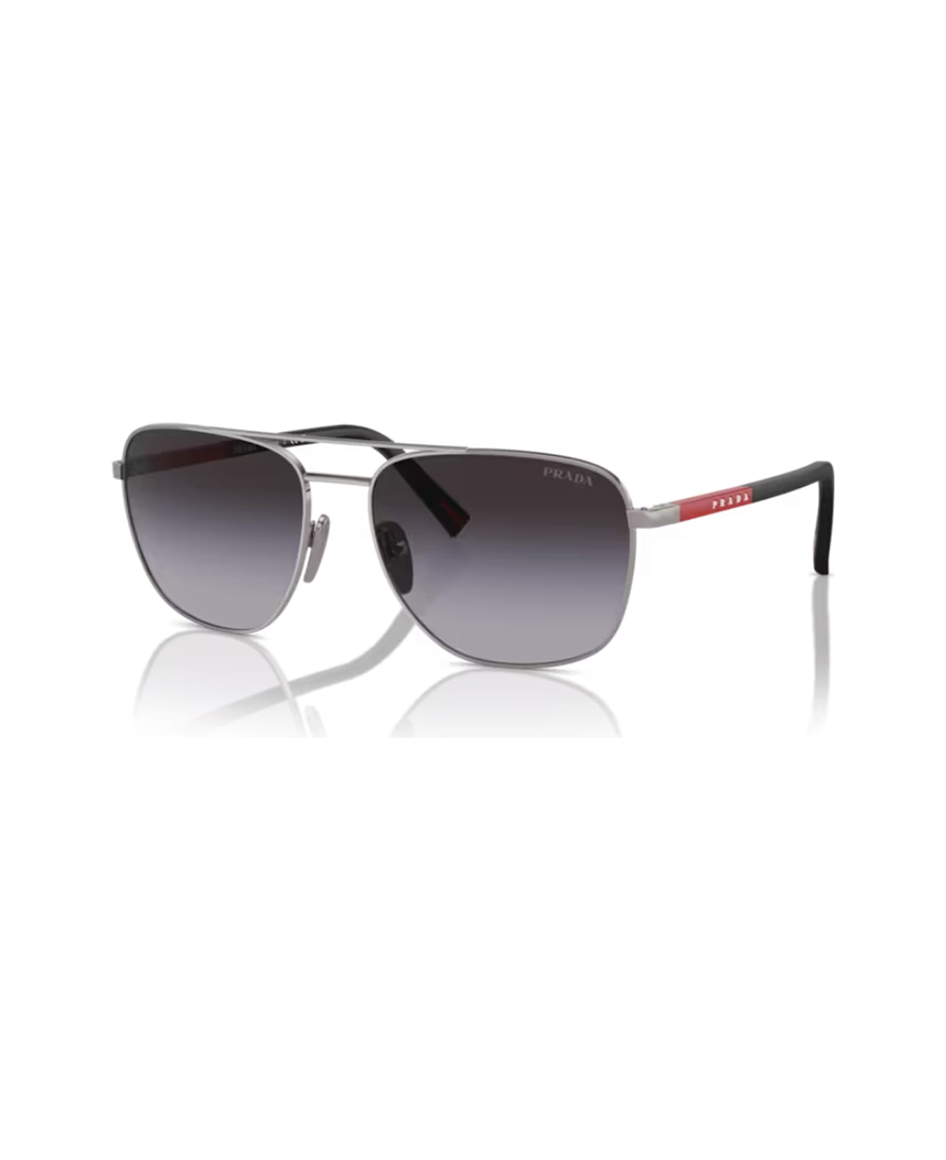 Prada Linea Rossa Ps 54zs 5av09u Gunmetal Sunglasses - Gunmetal