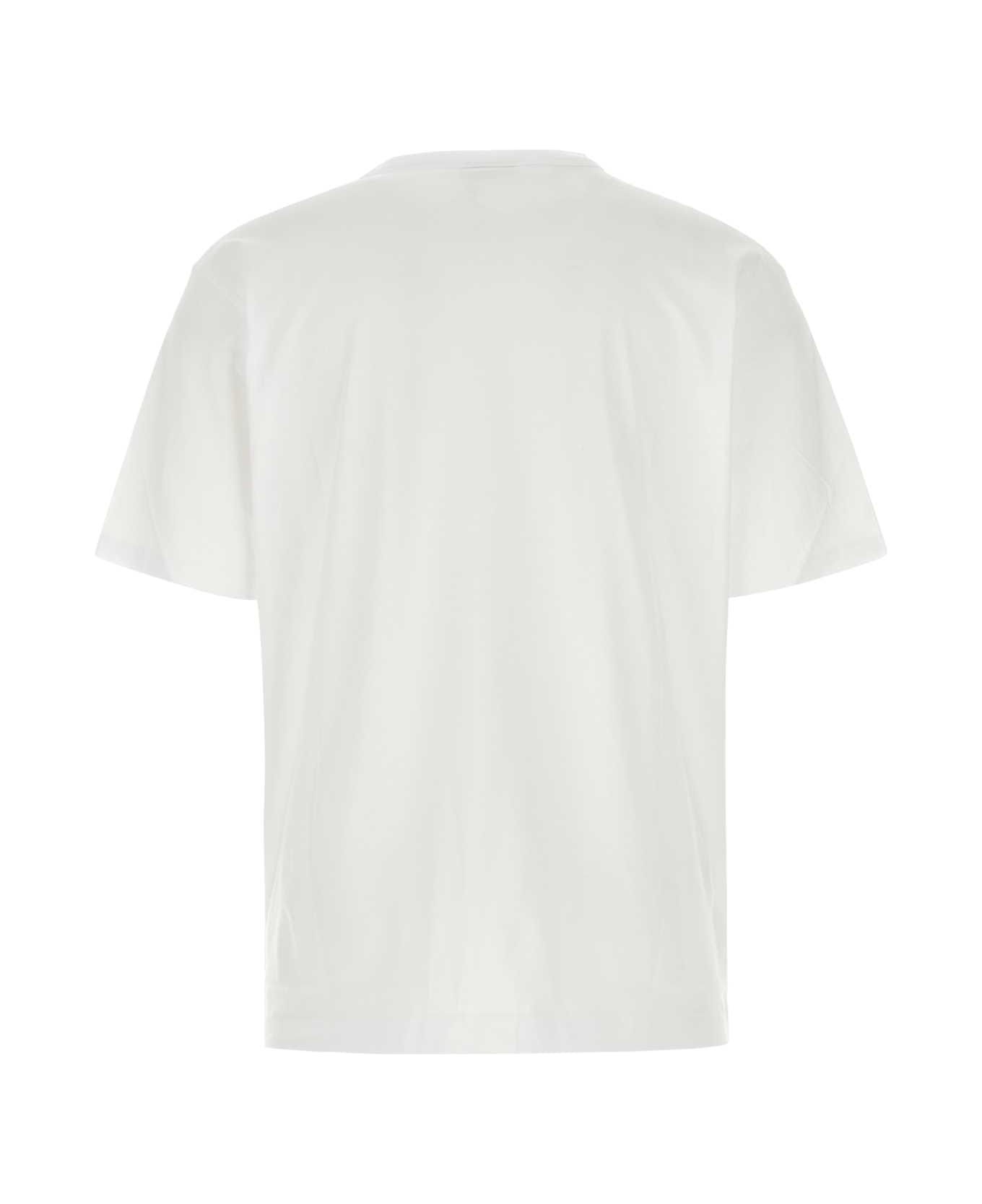 Dries Van Noten White Cotton Heer T-shirt - White