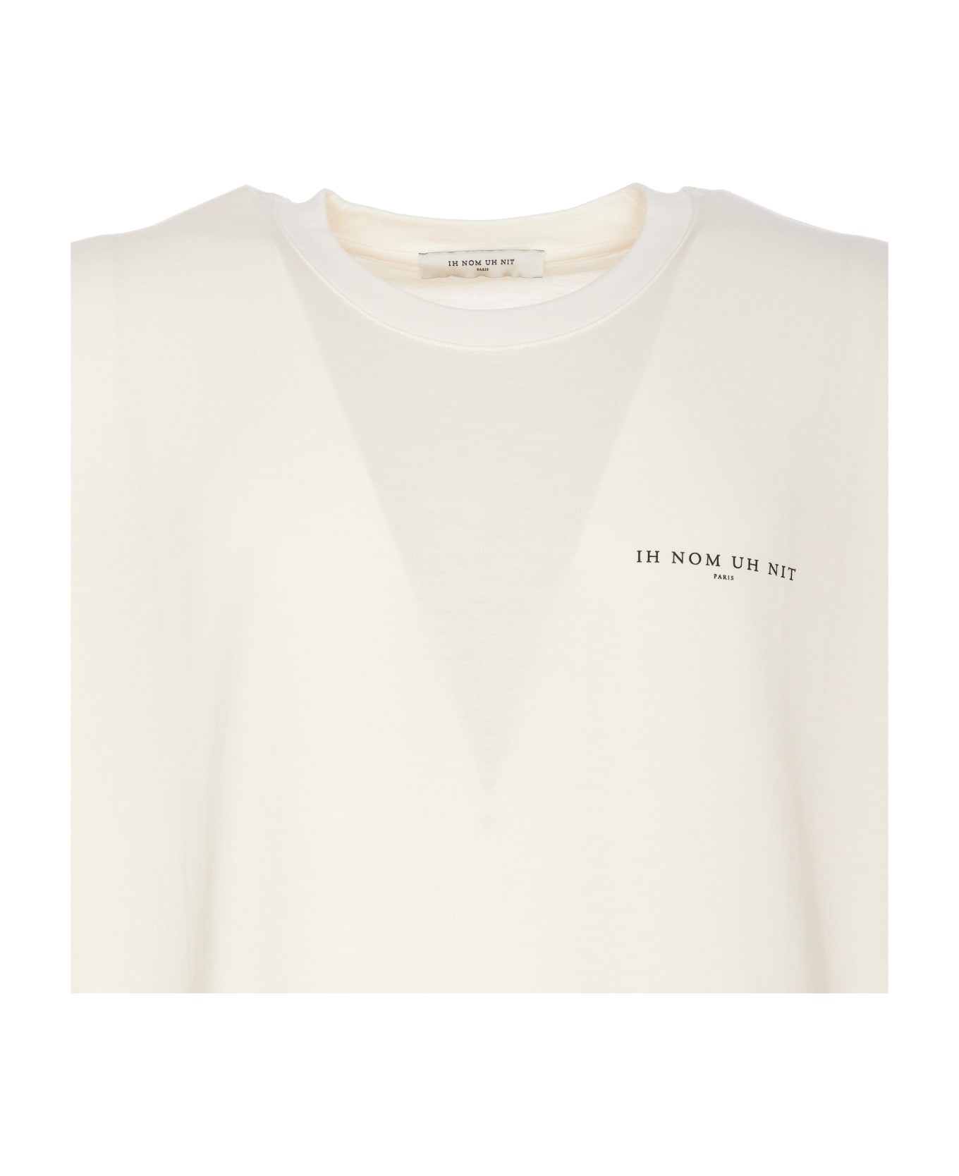 ih nom uh nit Mask Authentic Back T-shirt - WHITE