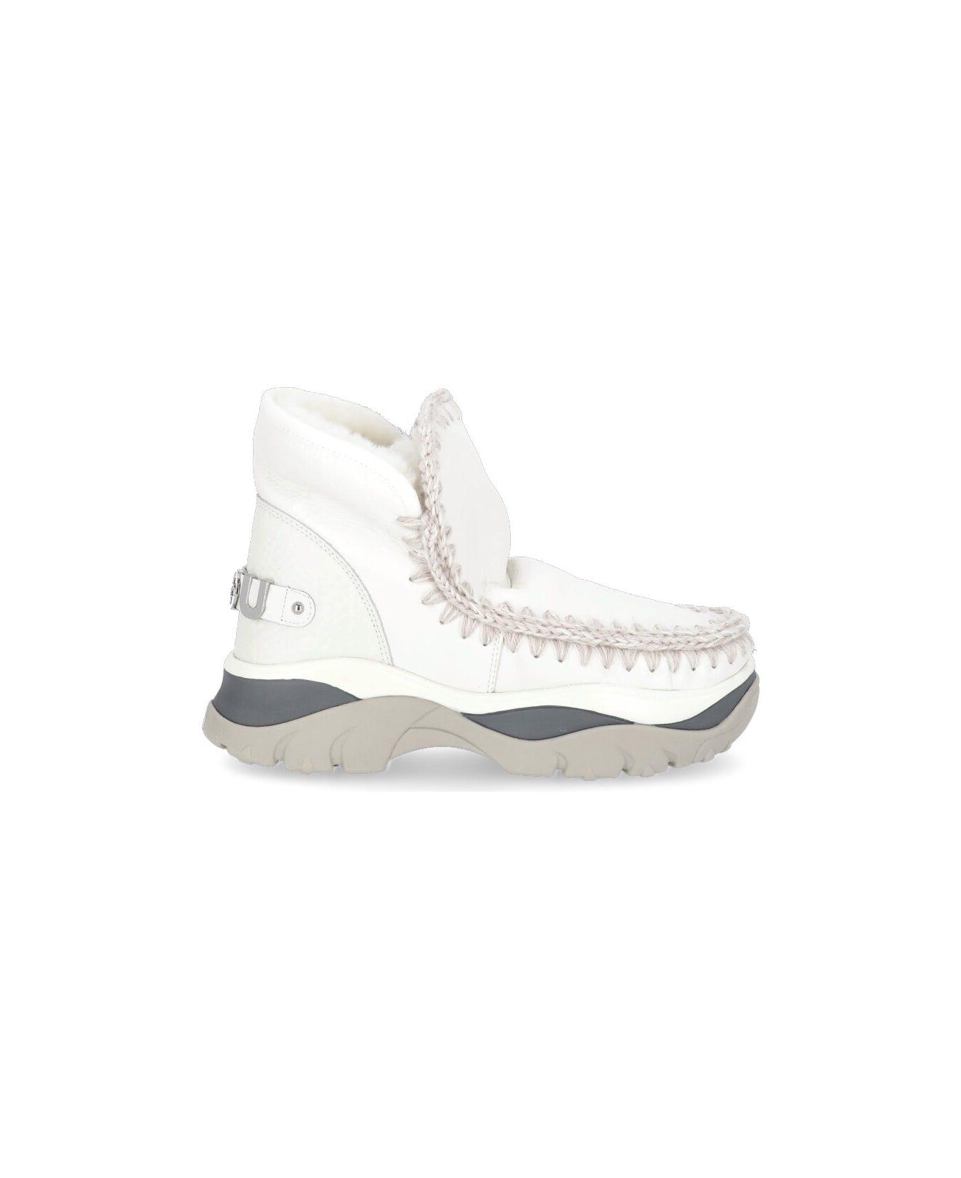 Mou Chunky Eskimo Boots - Ivory