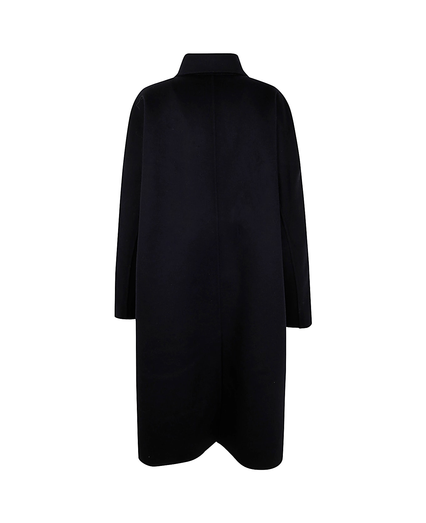 Sofie d'Hoore Df Coat W Lapel Collar 2 App Pockets 4 Buttons - Black