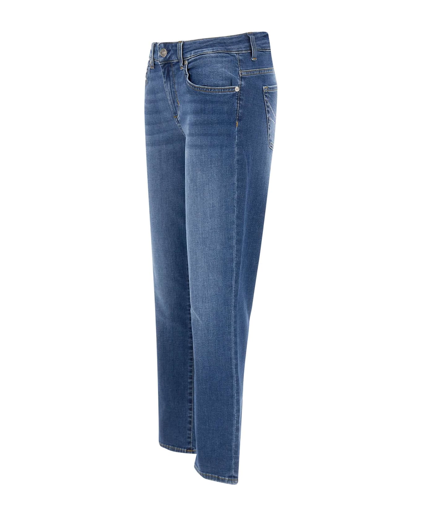 Liu-Jo "monroe" Cotton Jeans - BLUE