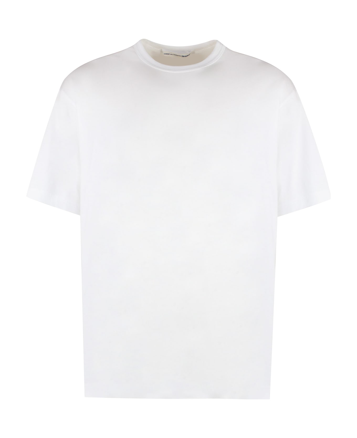 Comme des Garçons Cotton Crew-neck T-shirt - white