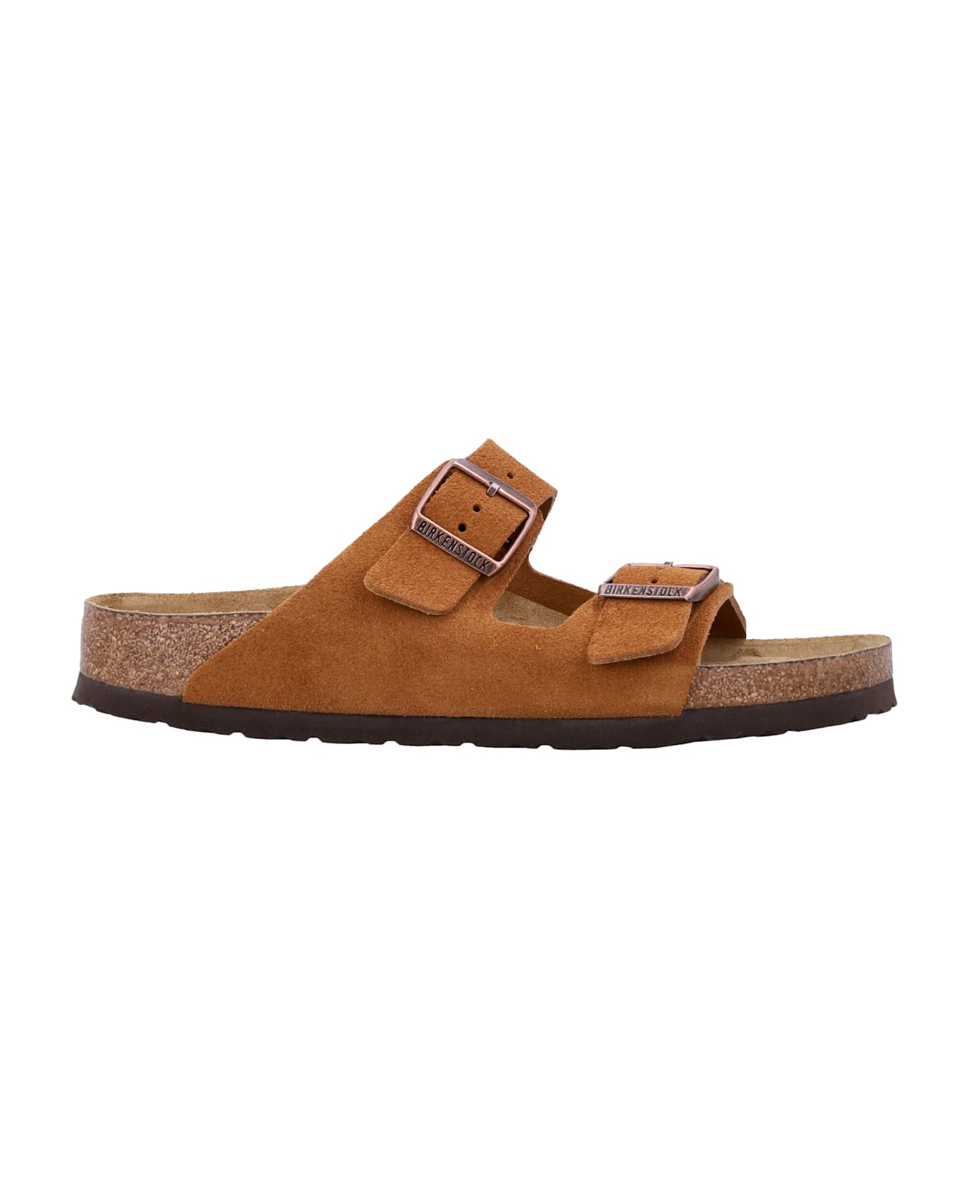 Birkenstock Suede Arizona Sandals Mink Brown - MINK