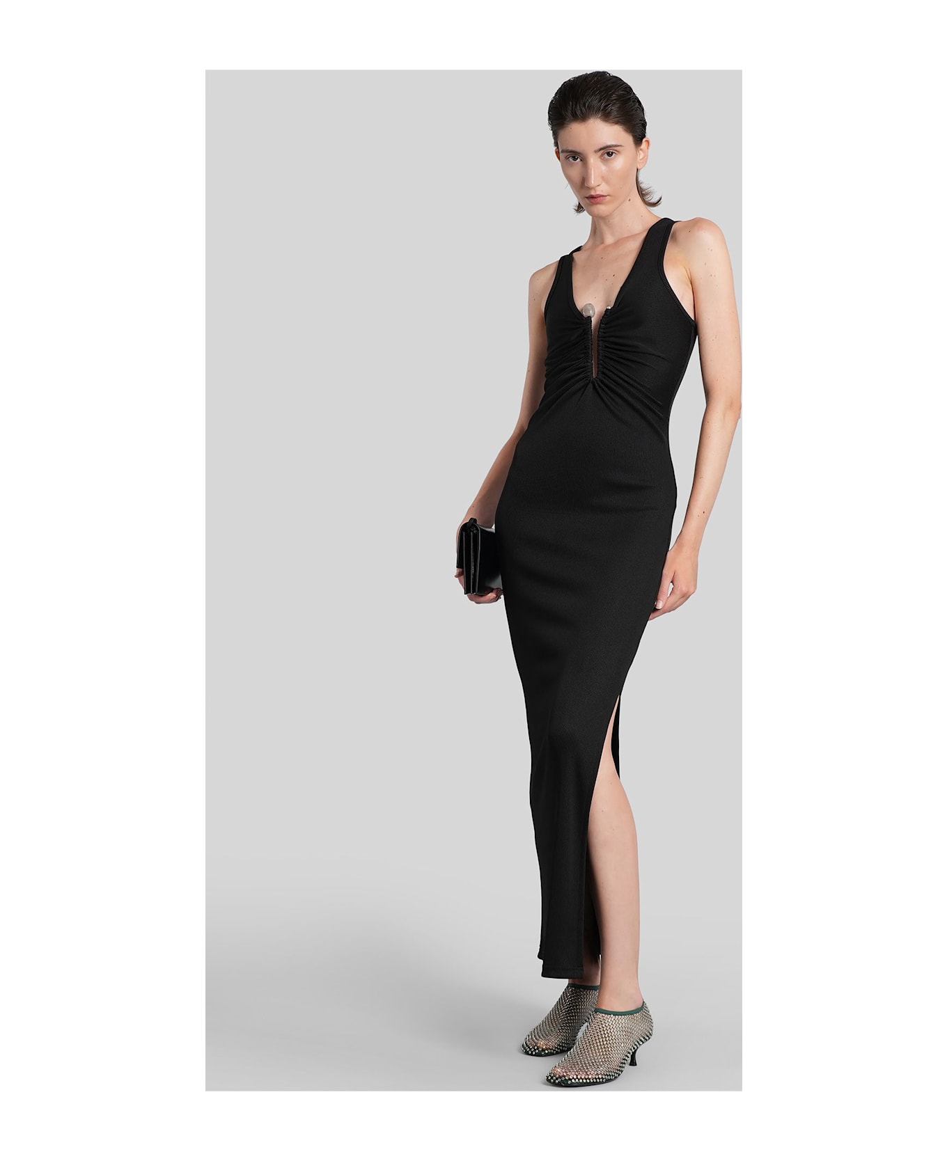 Christopher Esber Long Dress In Black Polyester - black