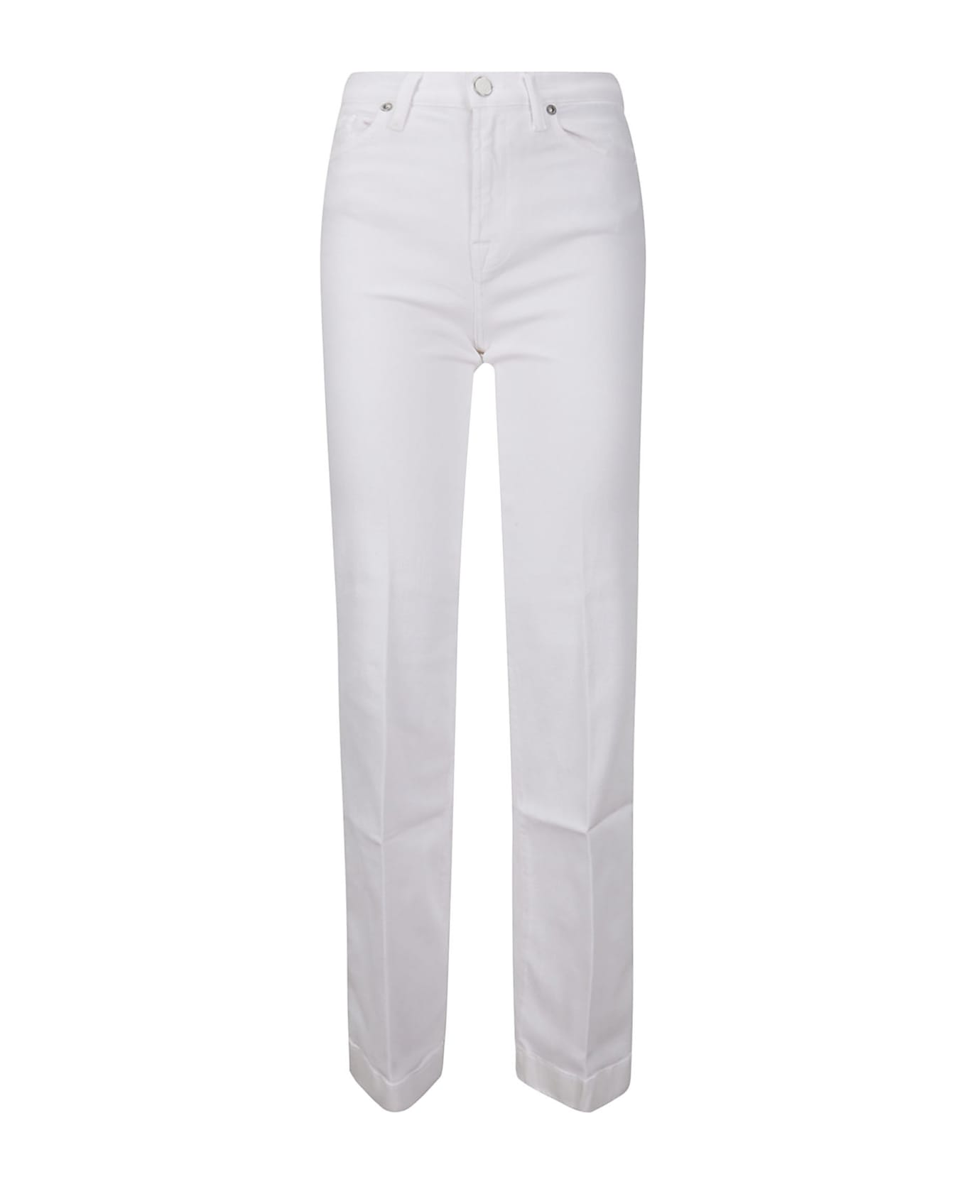 7 For All Mankind Modern Dojo Luxe Vintage Soleil - WHITE ボトムス