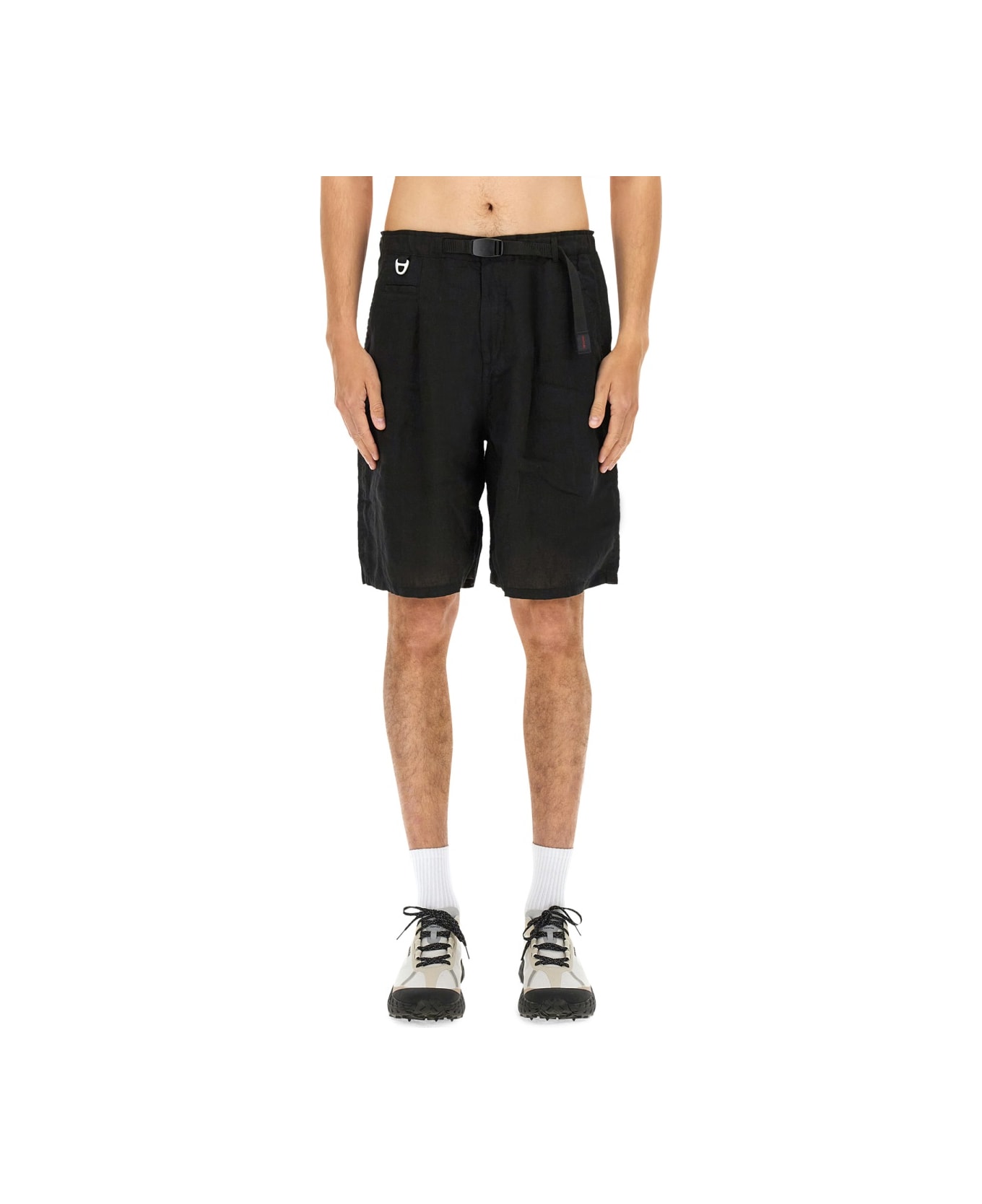 Undercover Jun Takahashi Linen Shorts - BLACK