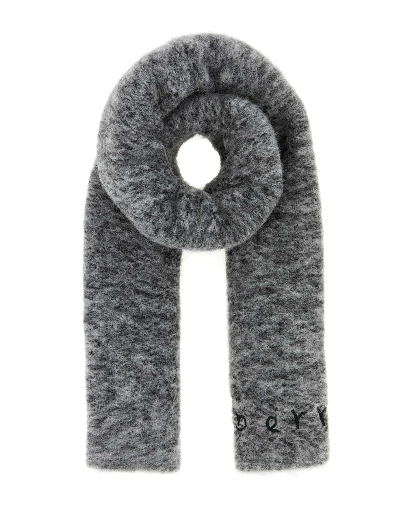 Burberry Two-tone Alpaca Blend Scarf - BLACKCALICOIPCHK