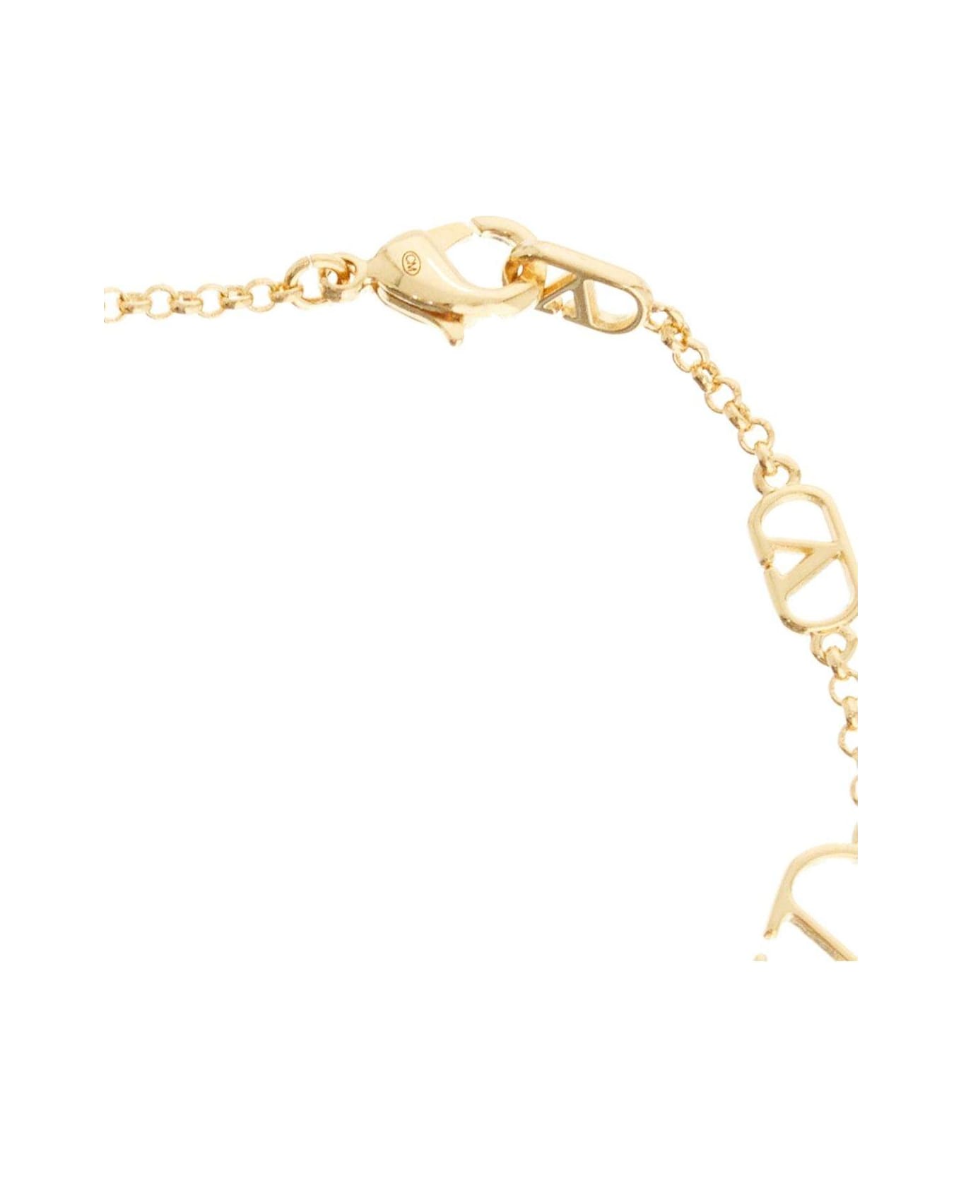 Valentino Garavani Vlogo Signature Chained Bracelet - Golden