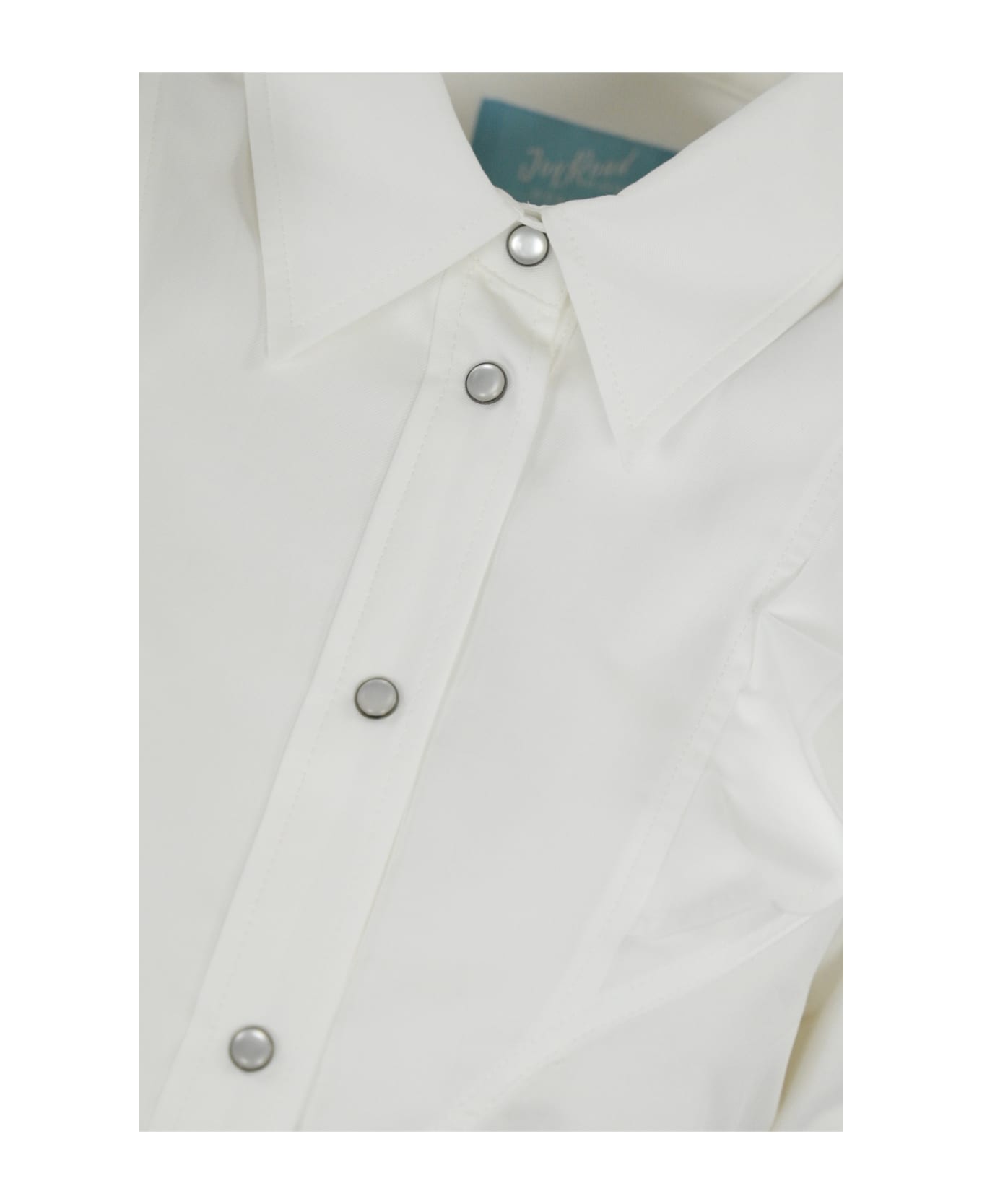 Weekend Max Mara Pancia Shirt In Cotton Twill - Bianco