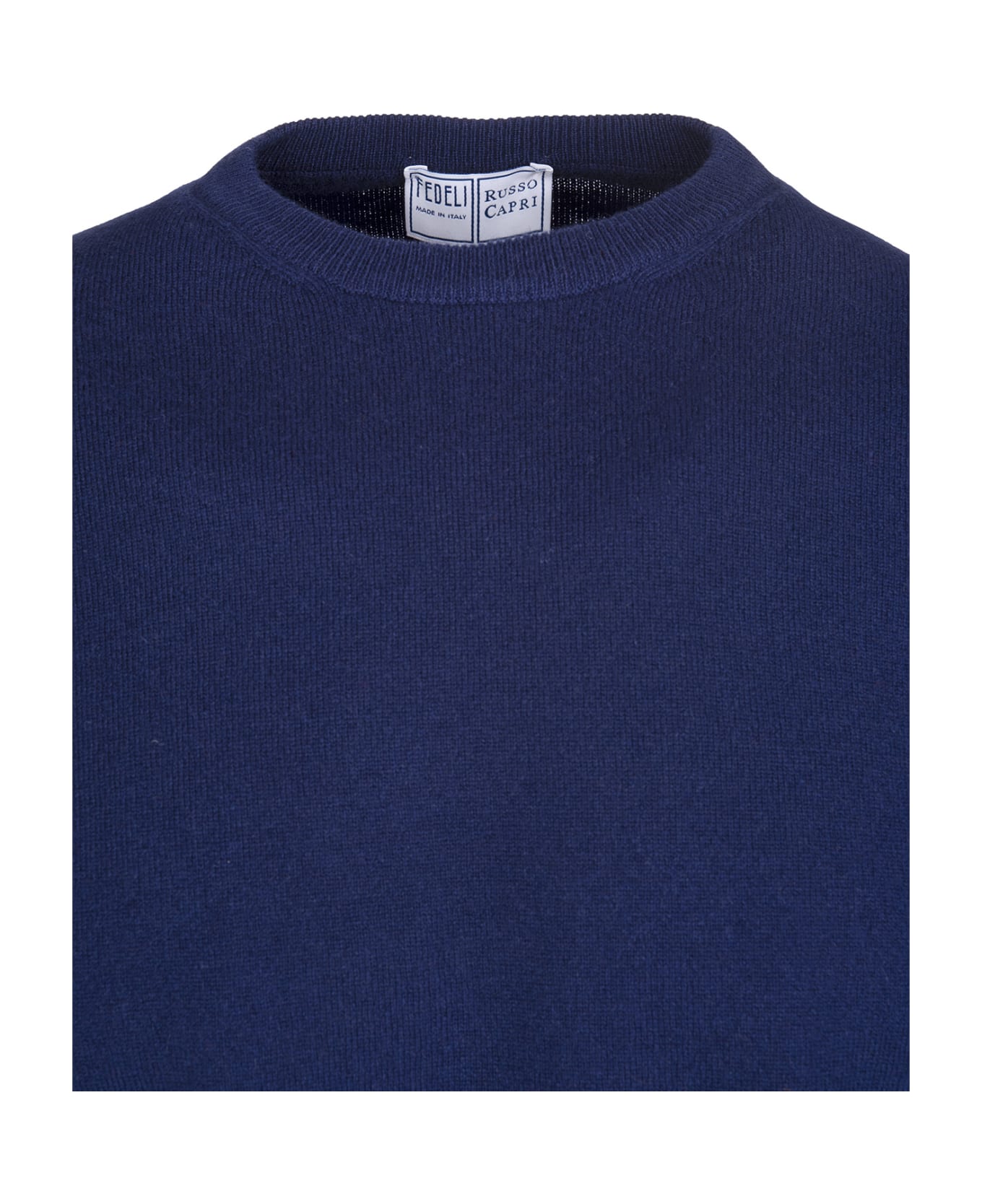 Fedeli Night Blue Arg Vintage Pullover - Blue