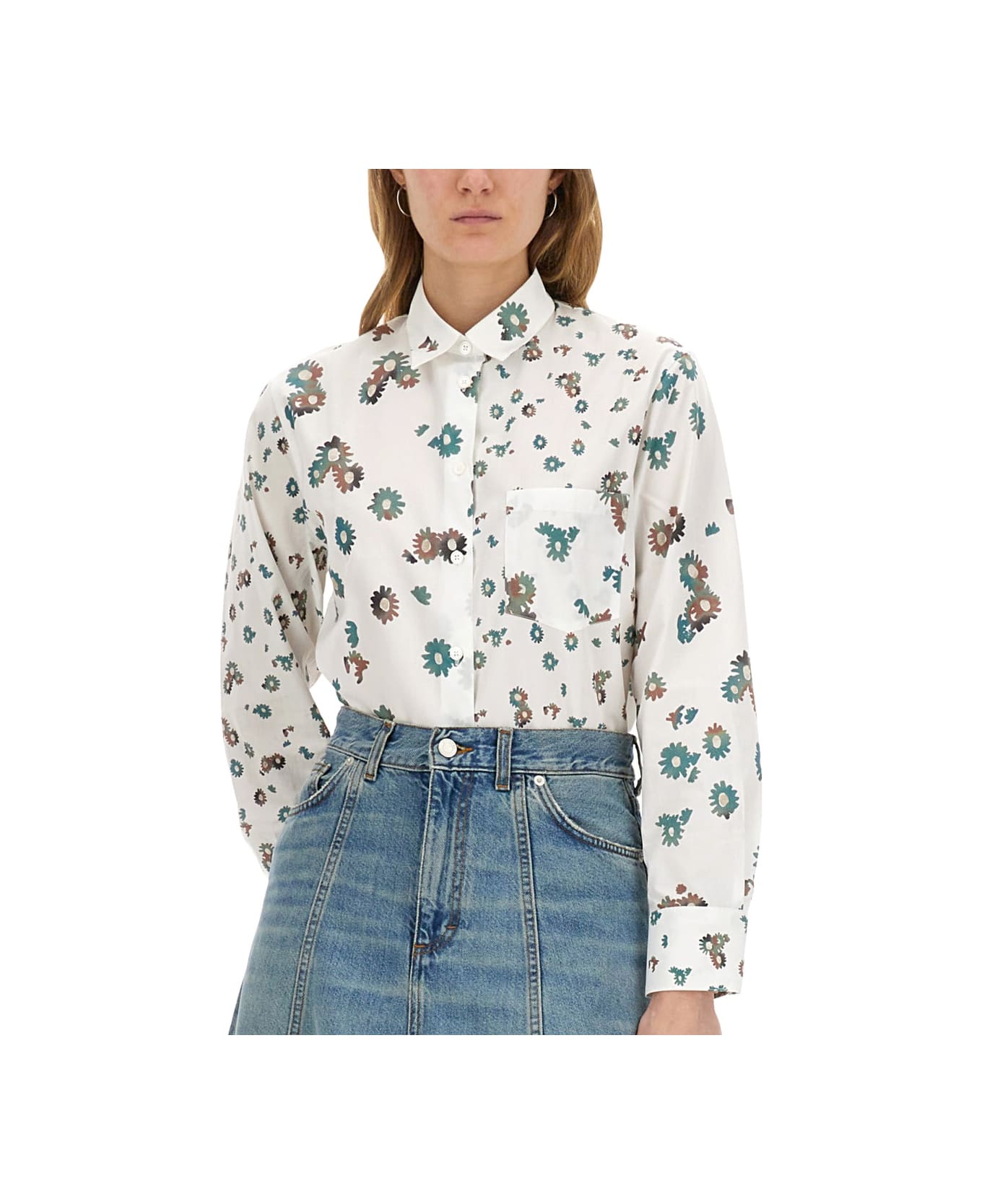 PS by Paul Smith Cotton Shirt - WHITE