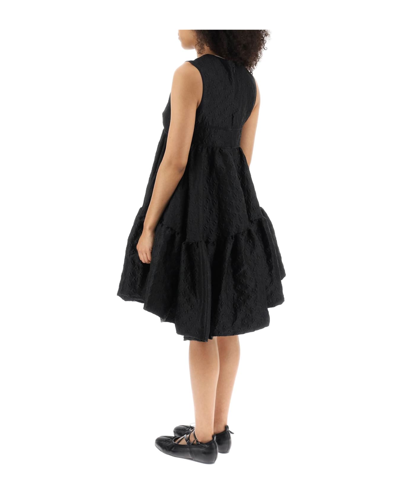 Cecilie Bahnsen 'divya Louise' Short Balloon Dress - BLACK (Black)
