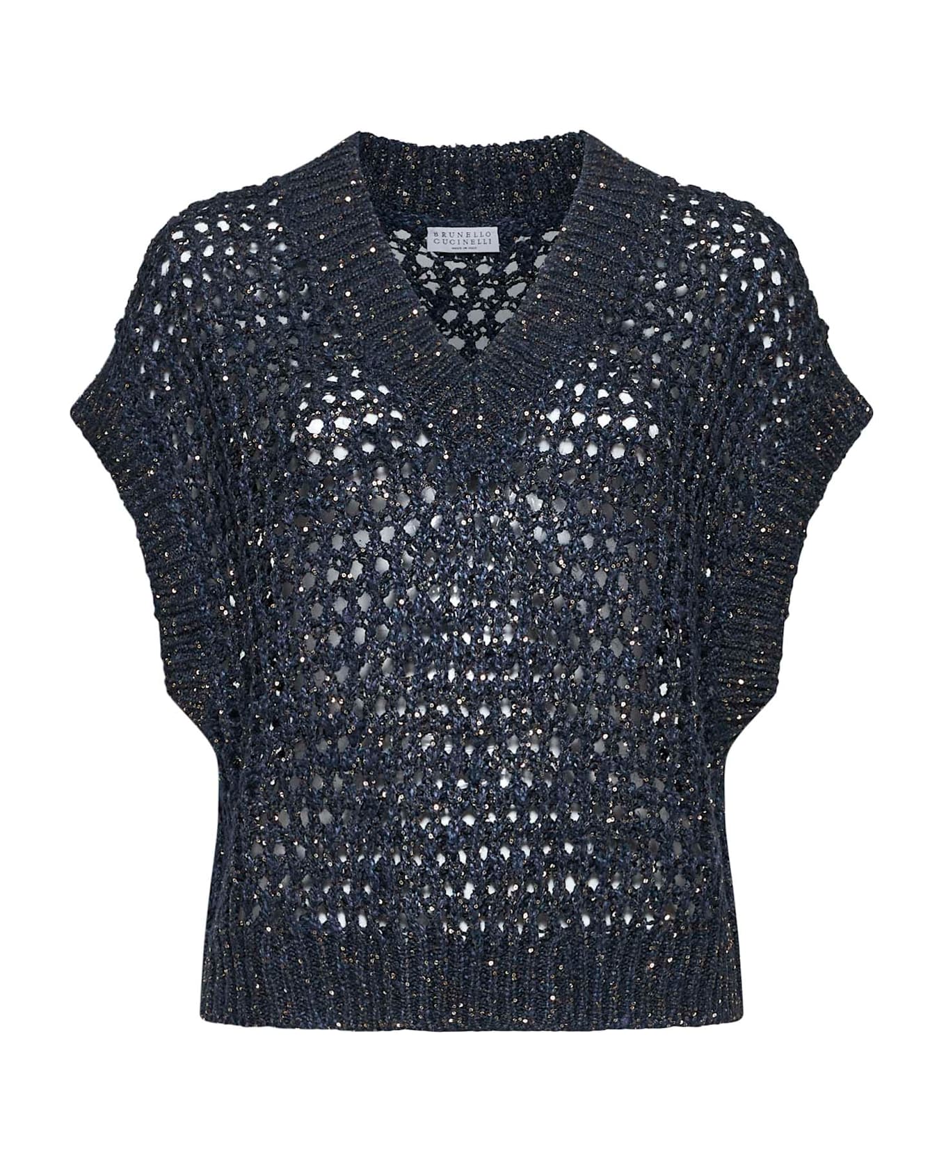 Brunello Cucinelli Sweater - Blu freddo+notte