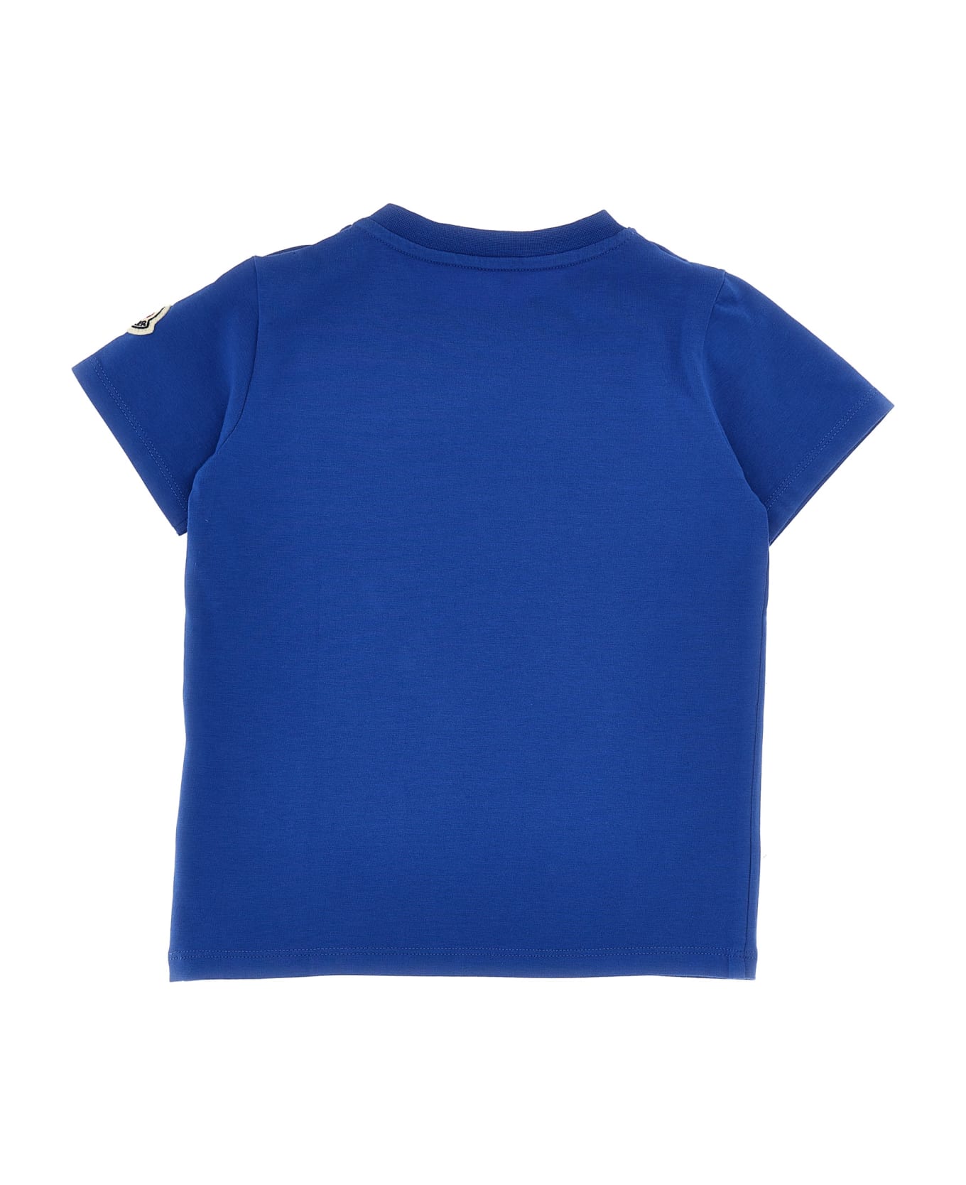 Moncler Flocked Logo T-shirt - Blue